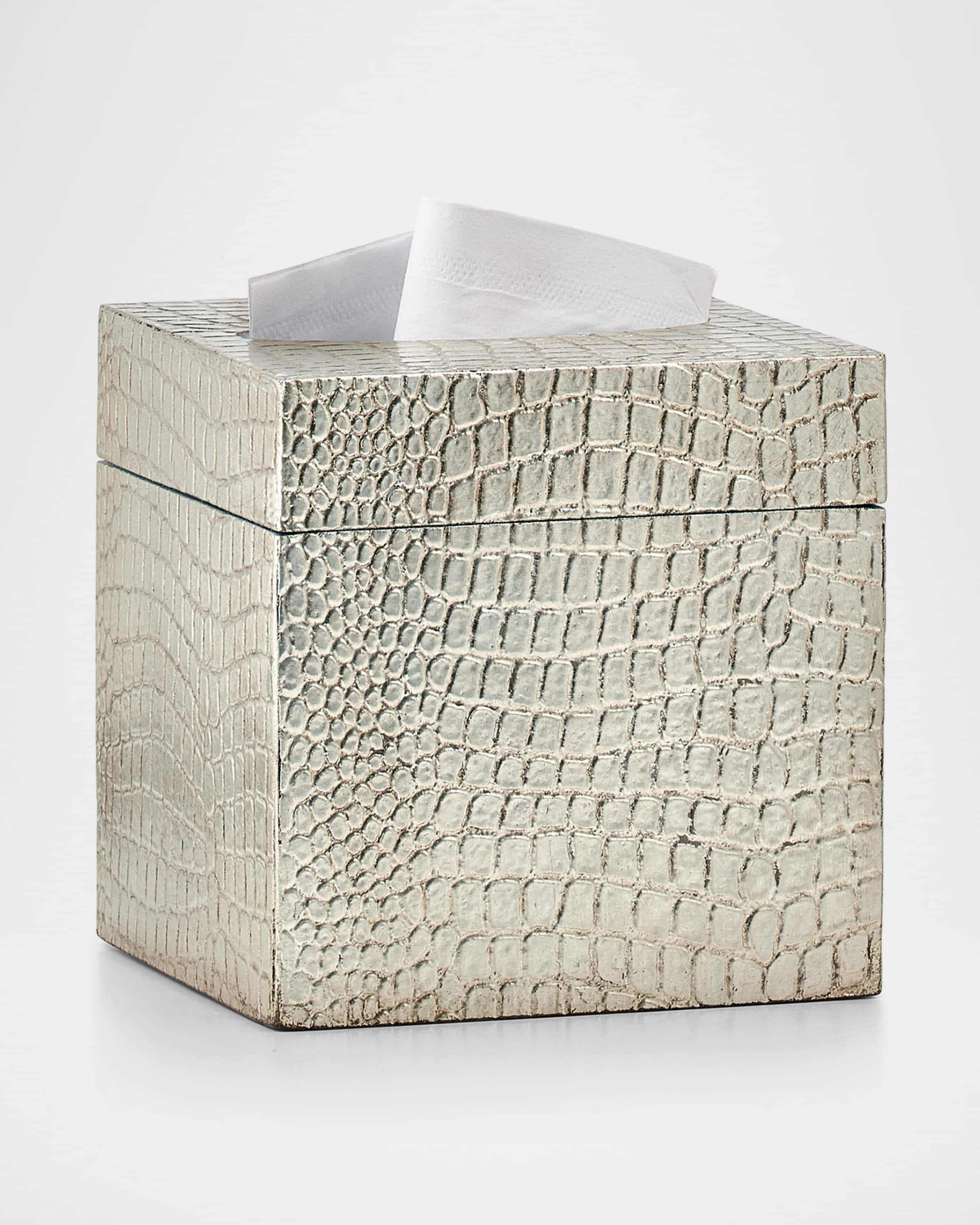 Labrazel Crocodile Silver Tissue Cover