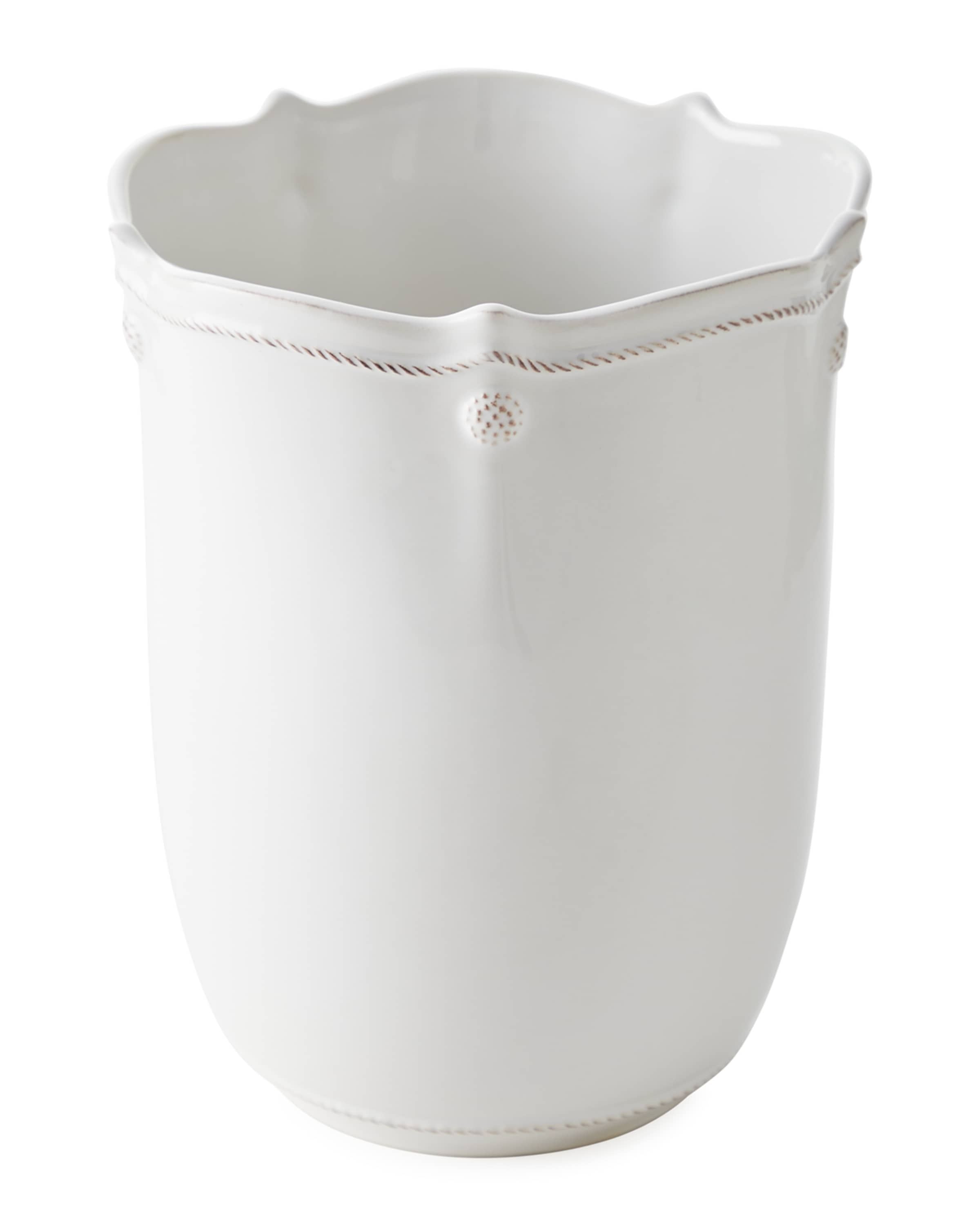 Juliska Berry & Thread Wastebasket - Whitewash
