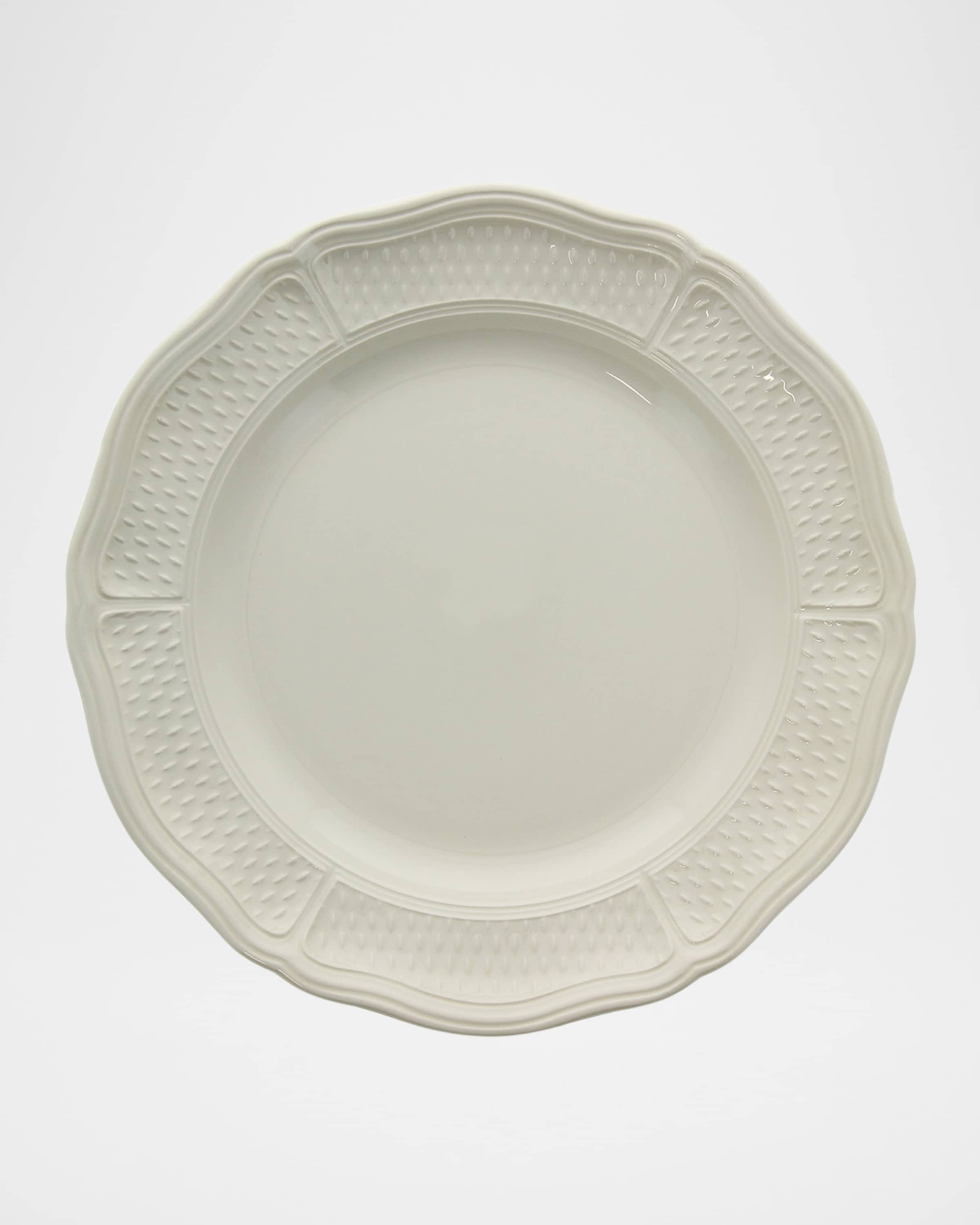 Gien Pont Aux Choux White Dinner Plate