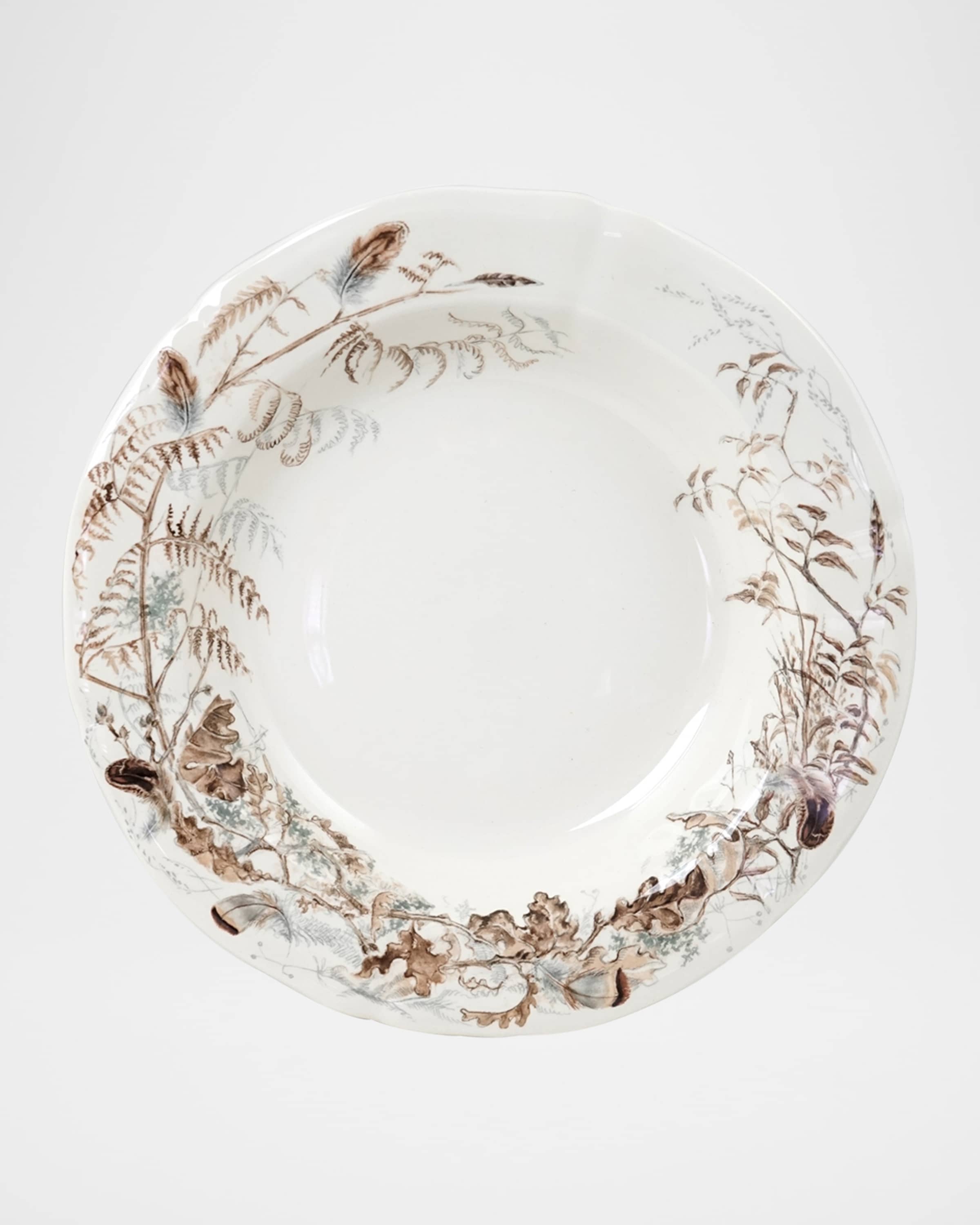 Gien Sologne Rimmed Soup Plate