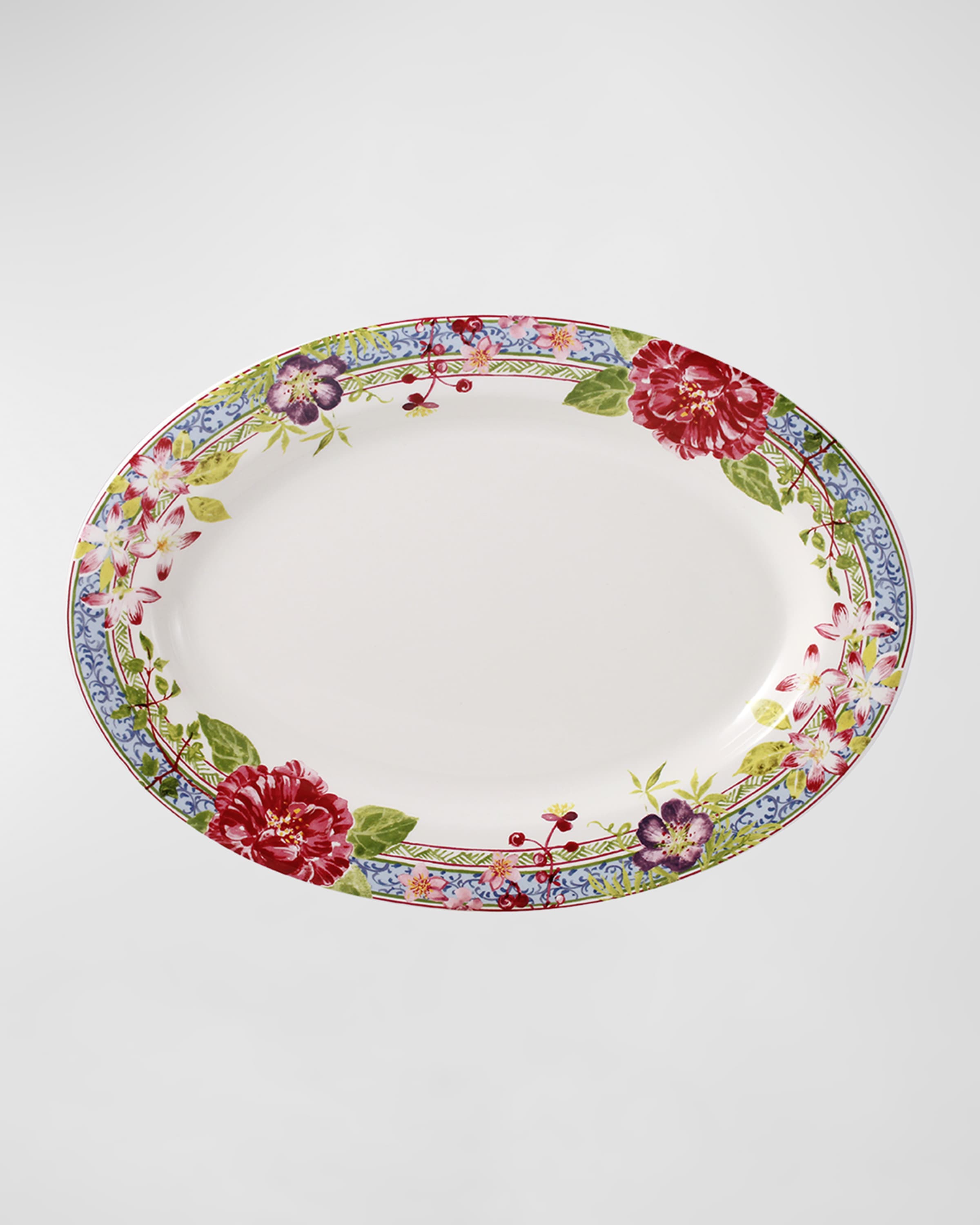 Gien Millefleurs Oval Platter