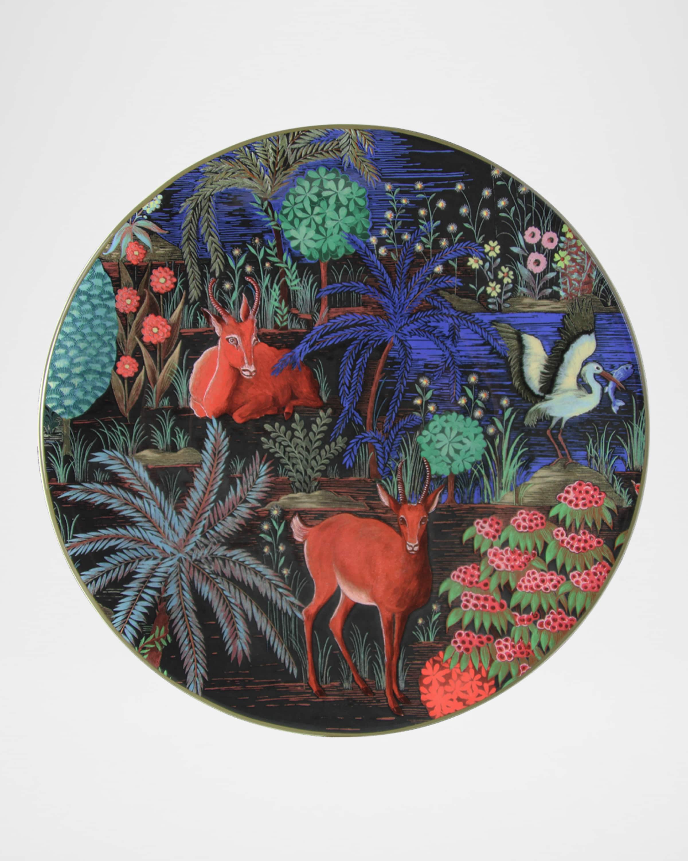 Gien Le Jardin du Palais Dessert Plate