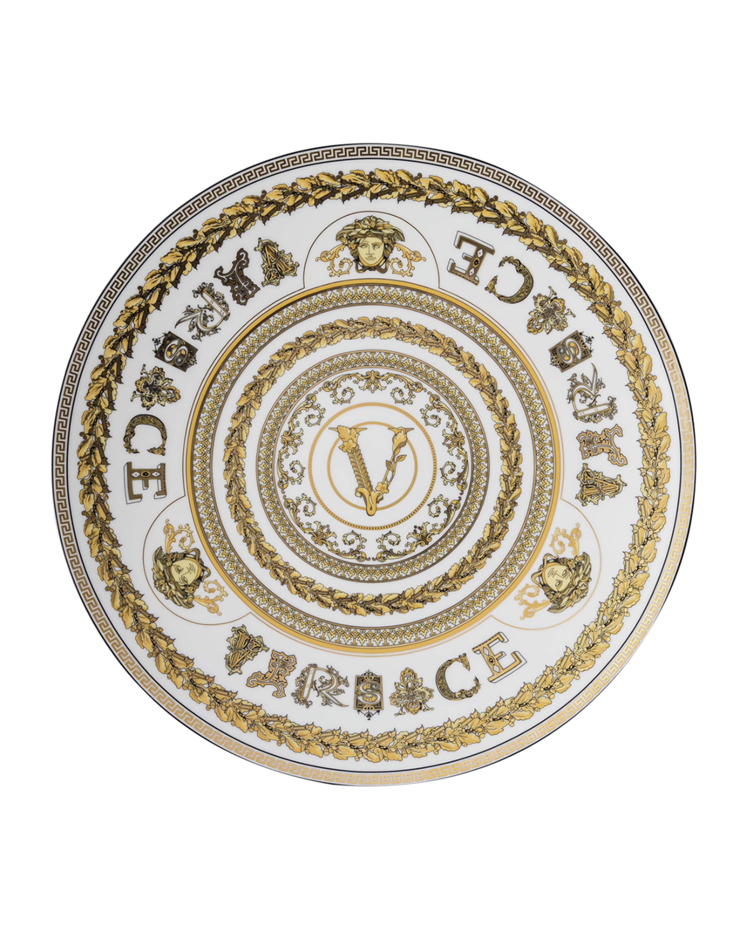 Versace Virtus Gala White Service Plate