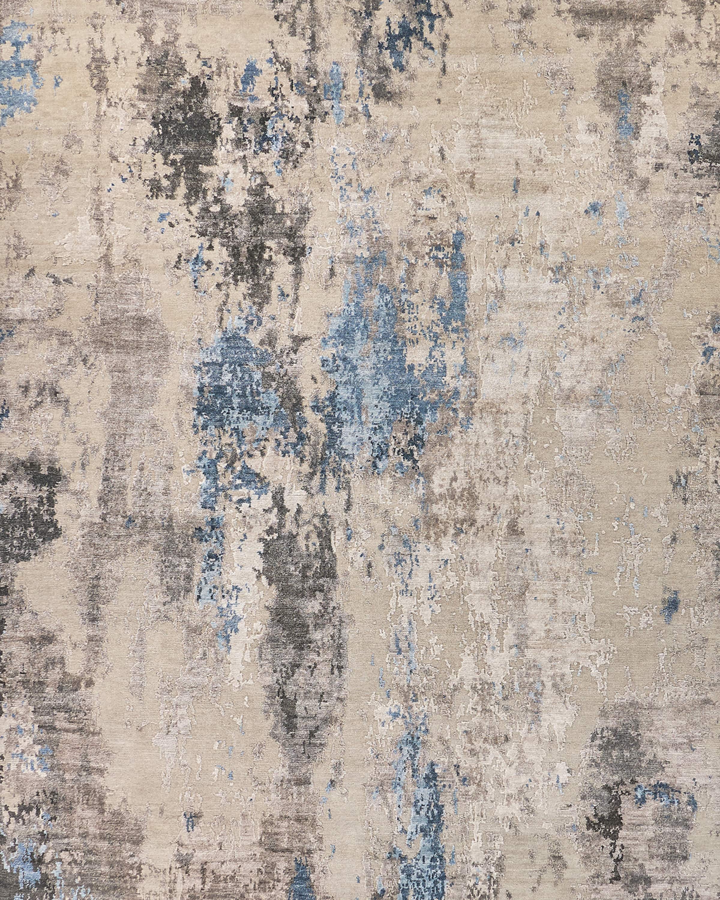 Exquisite Rugs Oysterville Hand-Knotted Rug, 9' x 12'