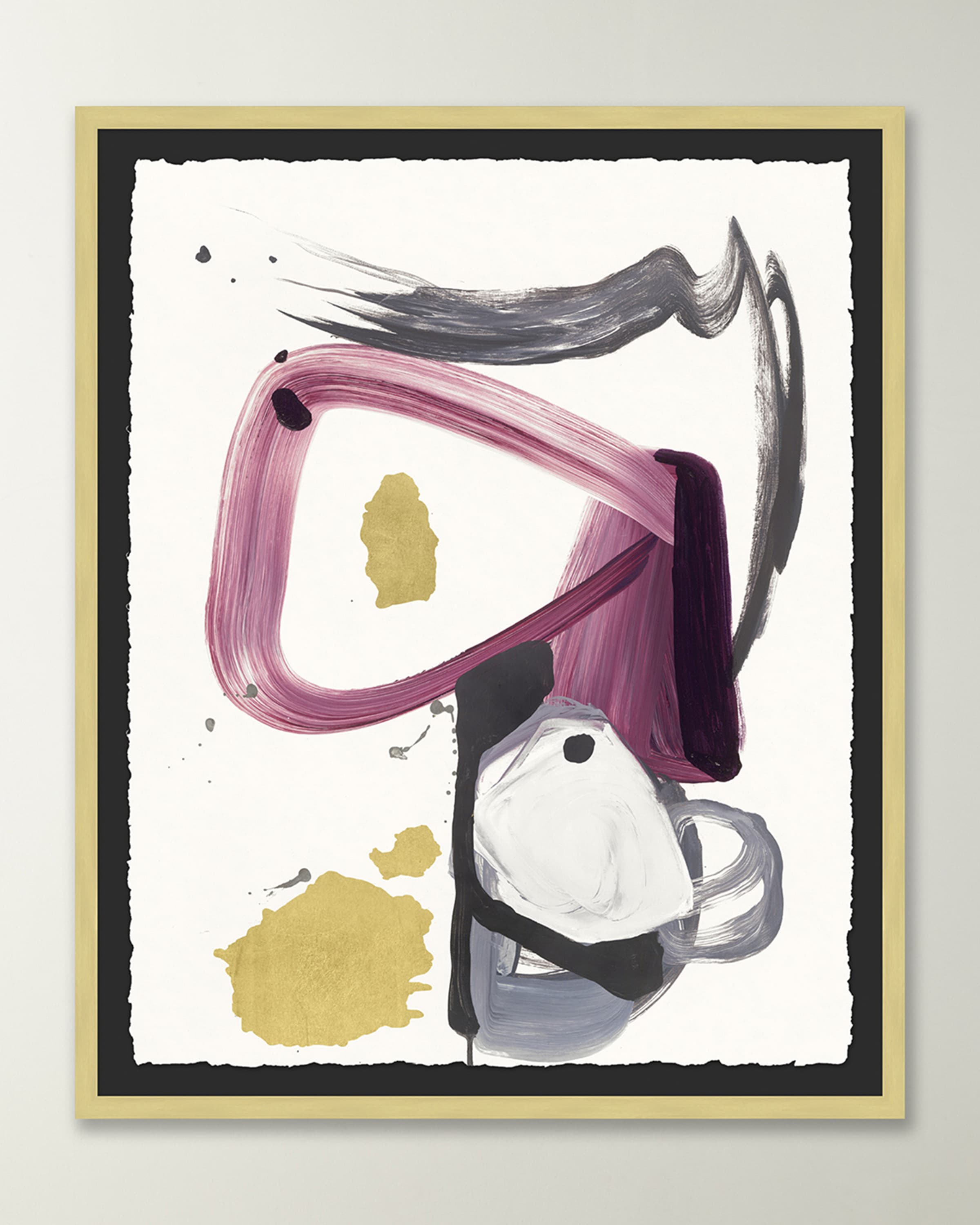 Wendover Art Group 'Plum Lines 2' Wall Art