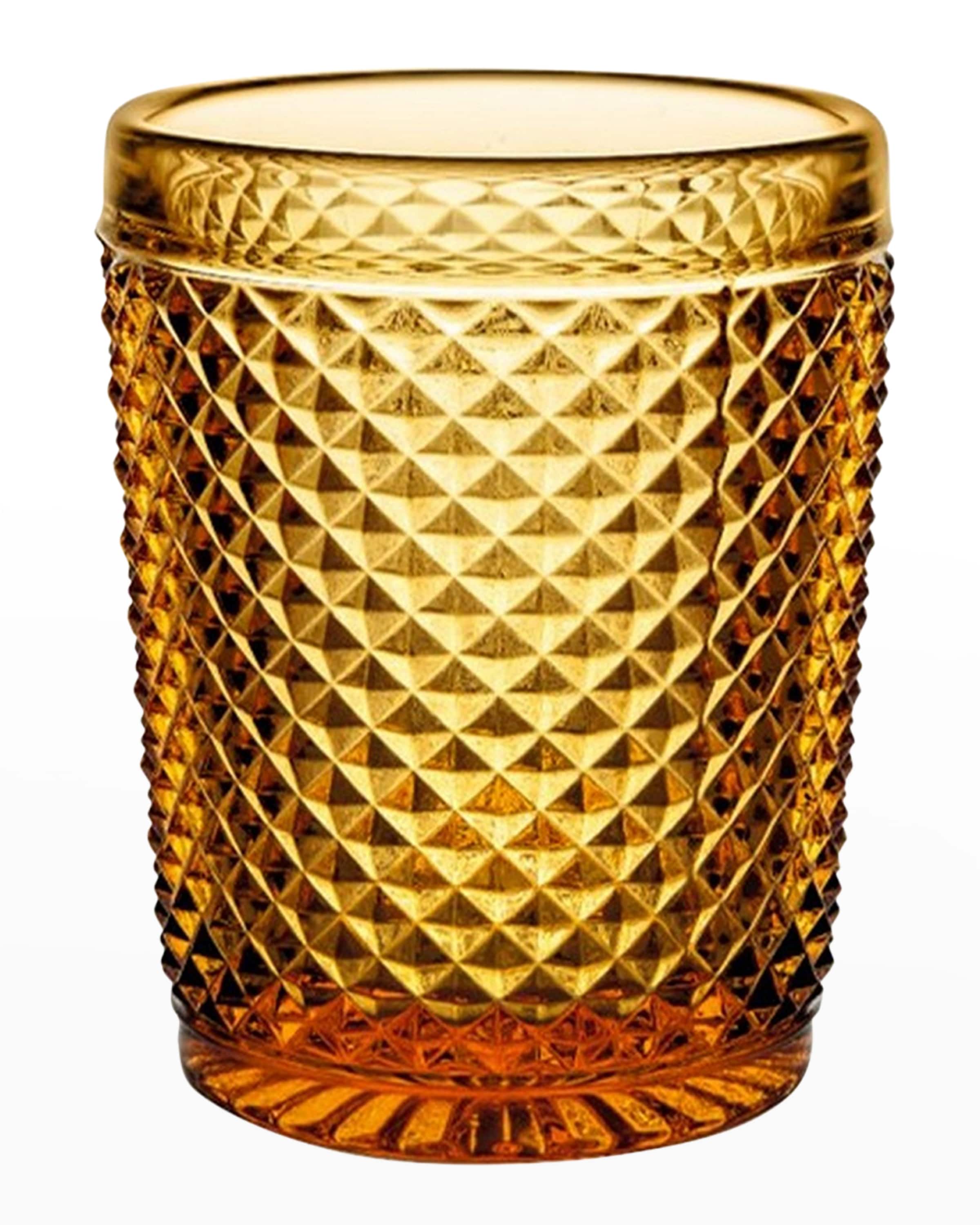 Vista Alegre Bicos Amber Lowball Glass
