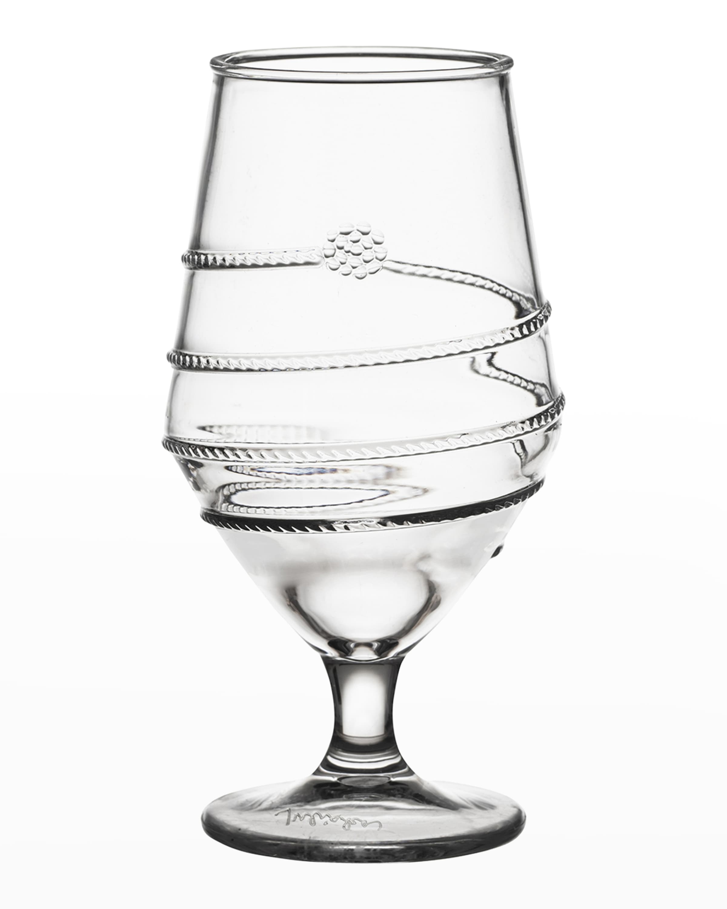 Juliska Amalia Clear Acrylic Goblet