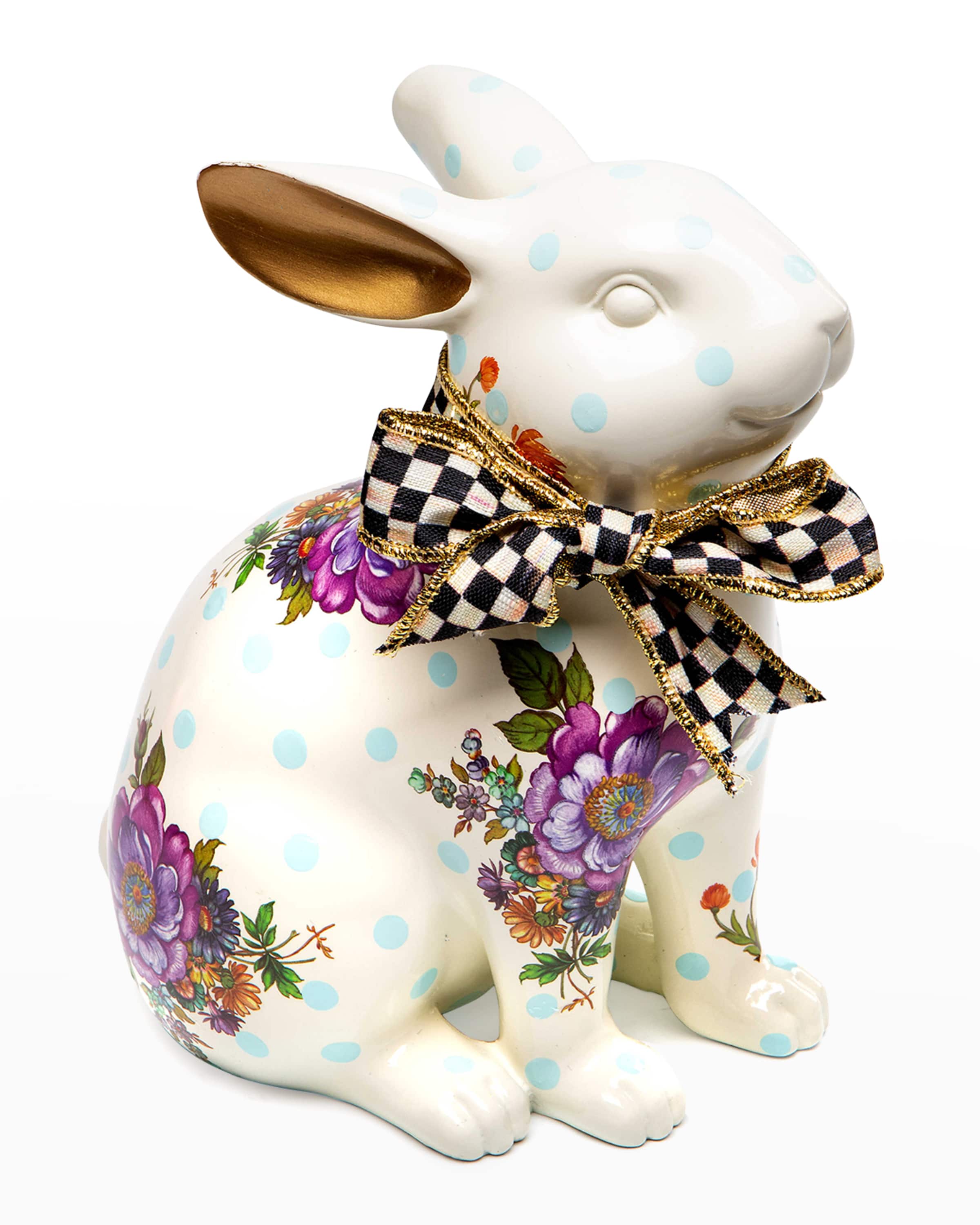 MacKenzieChilds Florabunda Bunnies & Matching Items Horchow