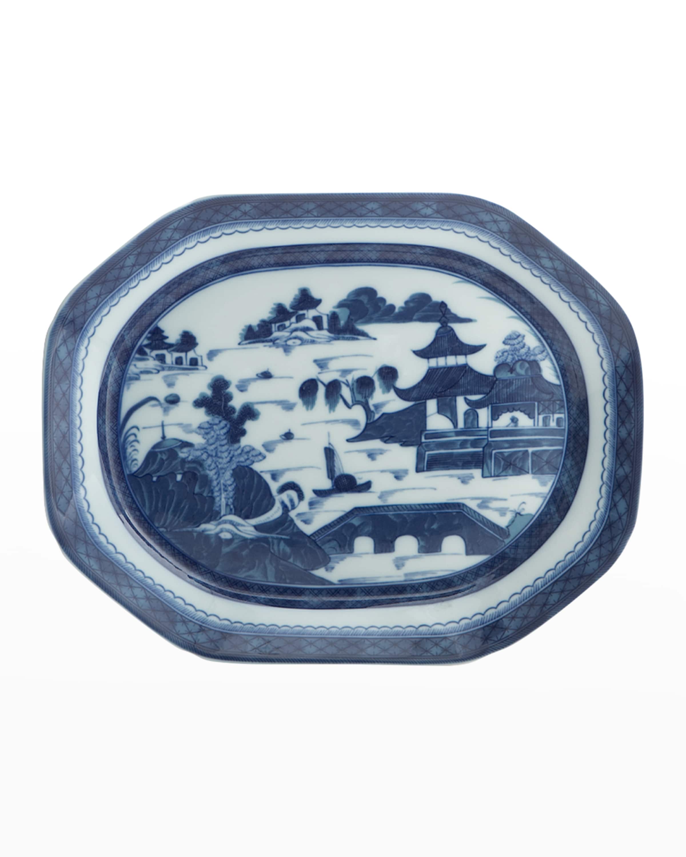 Mottahedeh Blue Canton Small 12" Serving Platter
