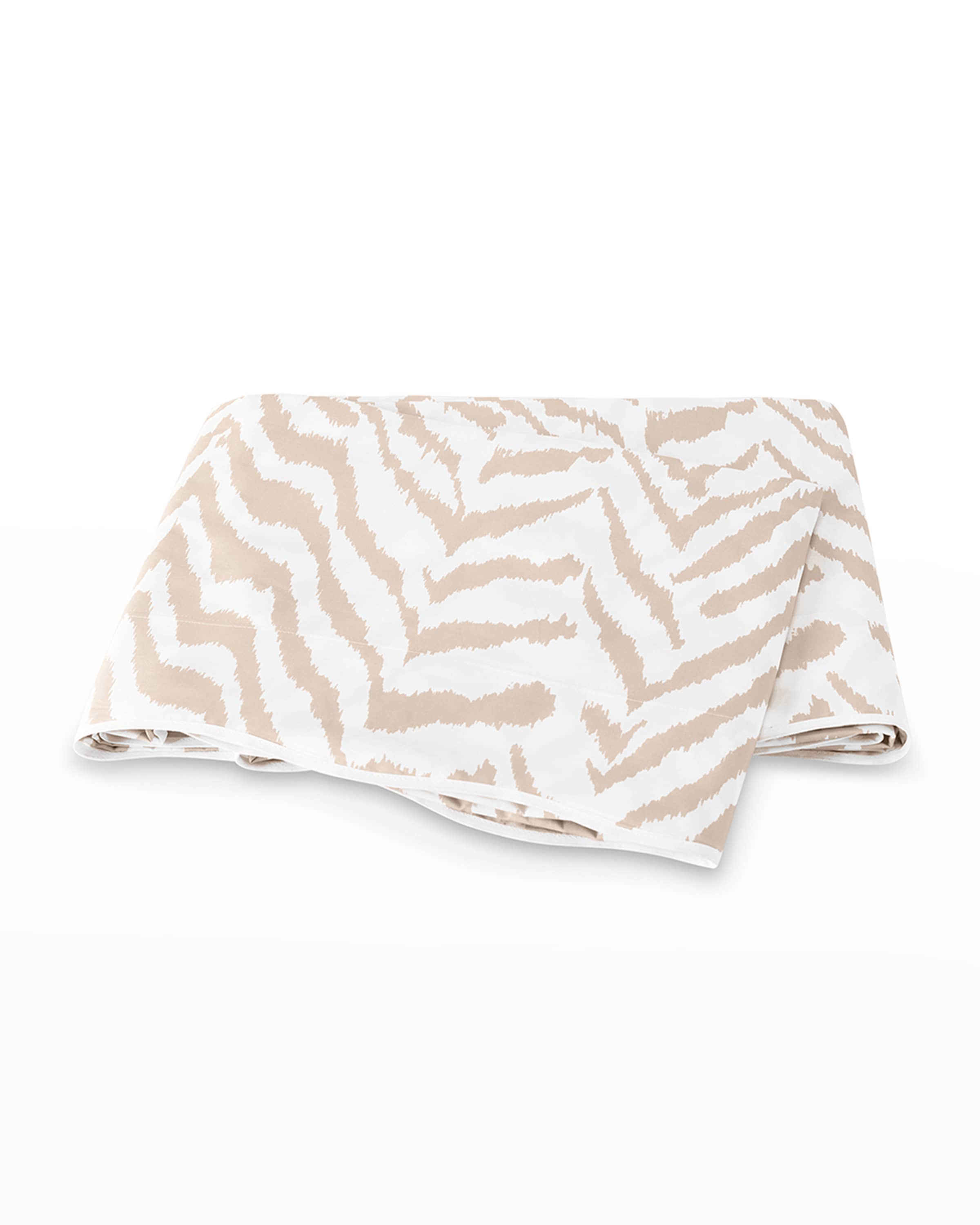 Matouk Schumacher Quincy Flat Sheet, FULL-QUEEN