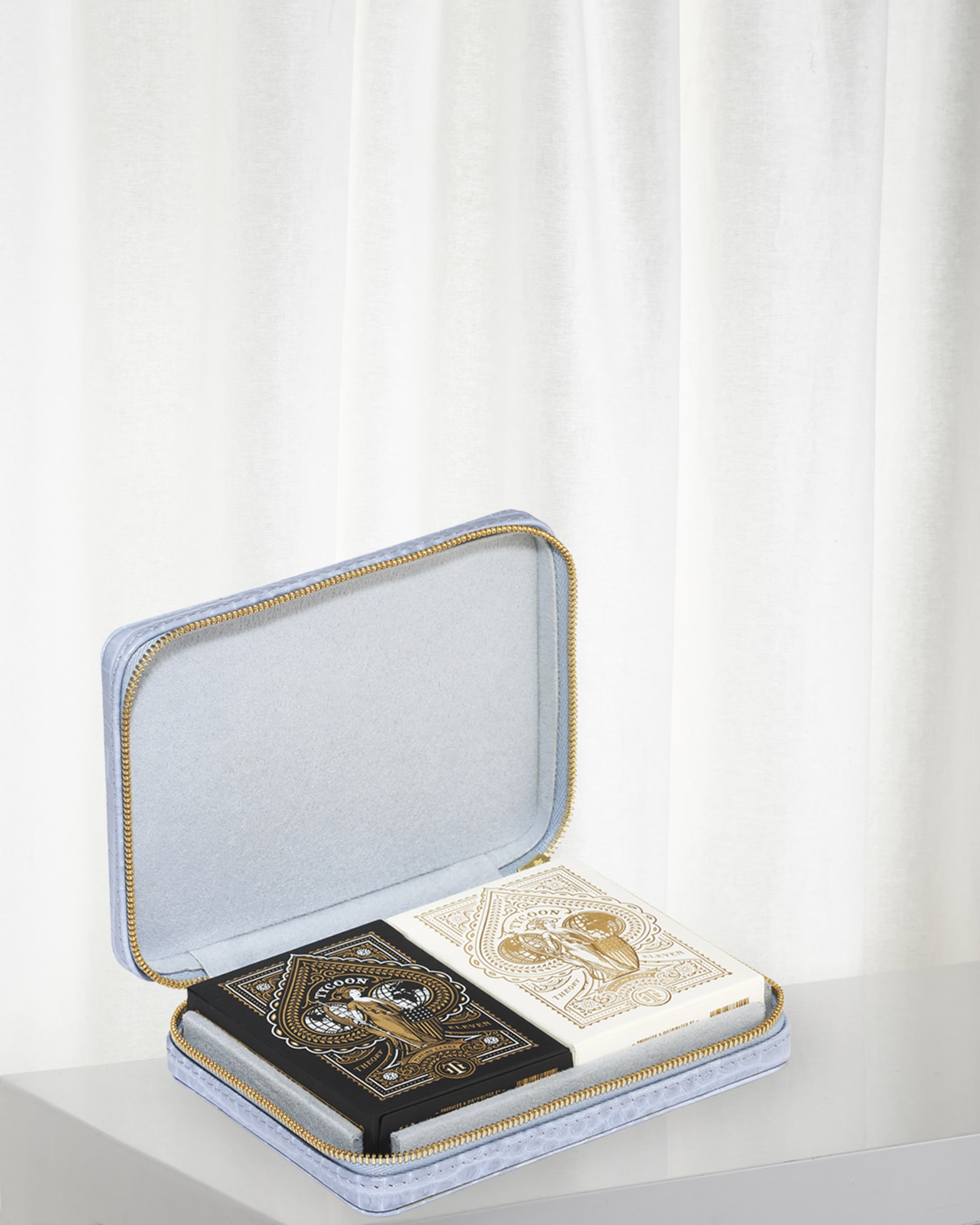 AERIN Enzo Travel Card Set, Hydrangea Blue