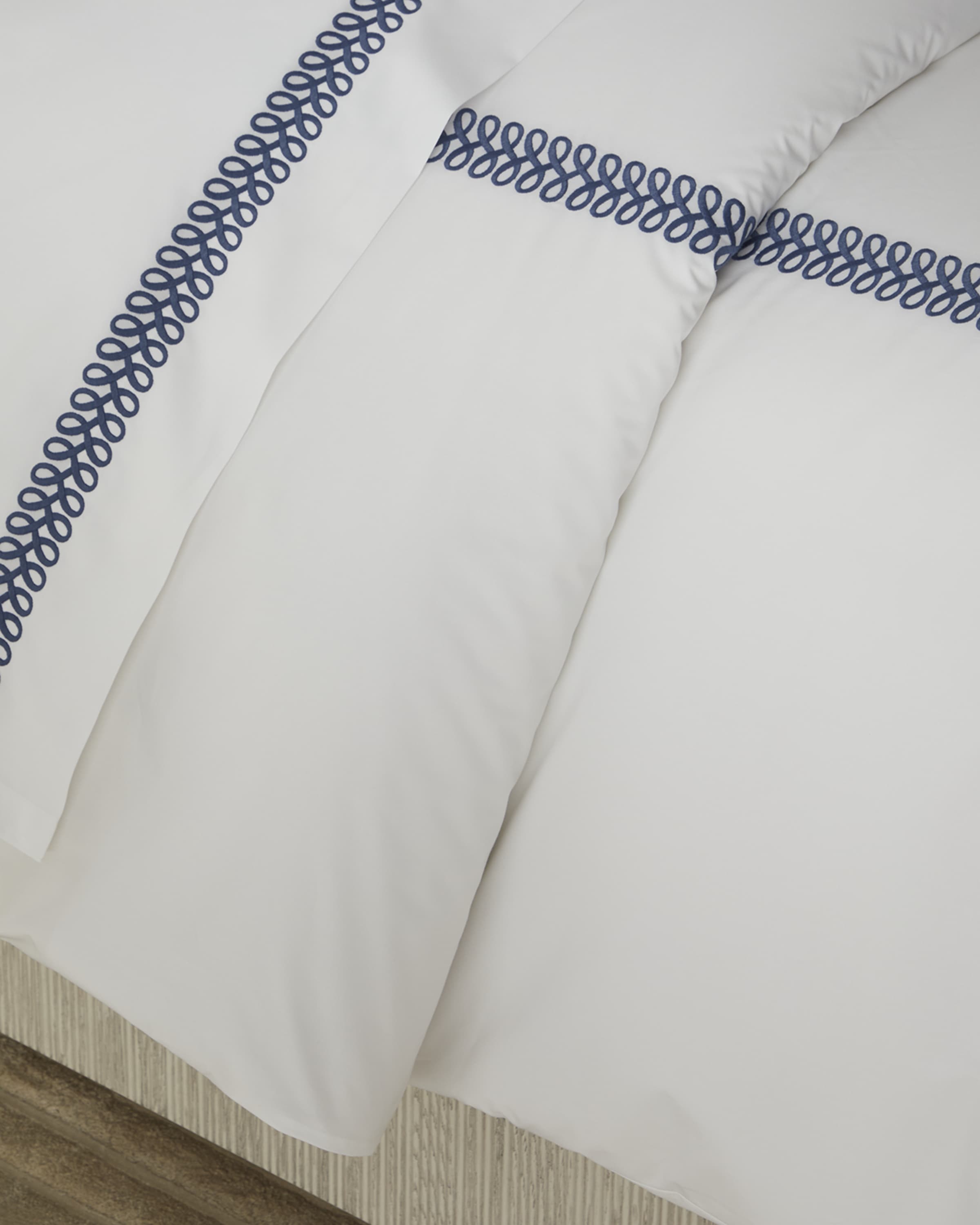 Matouk Schumacher Astor Braid Duvet Cover, King