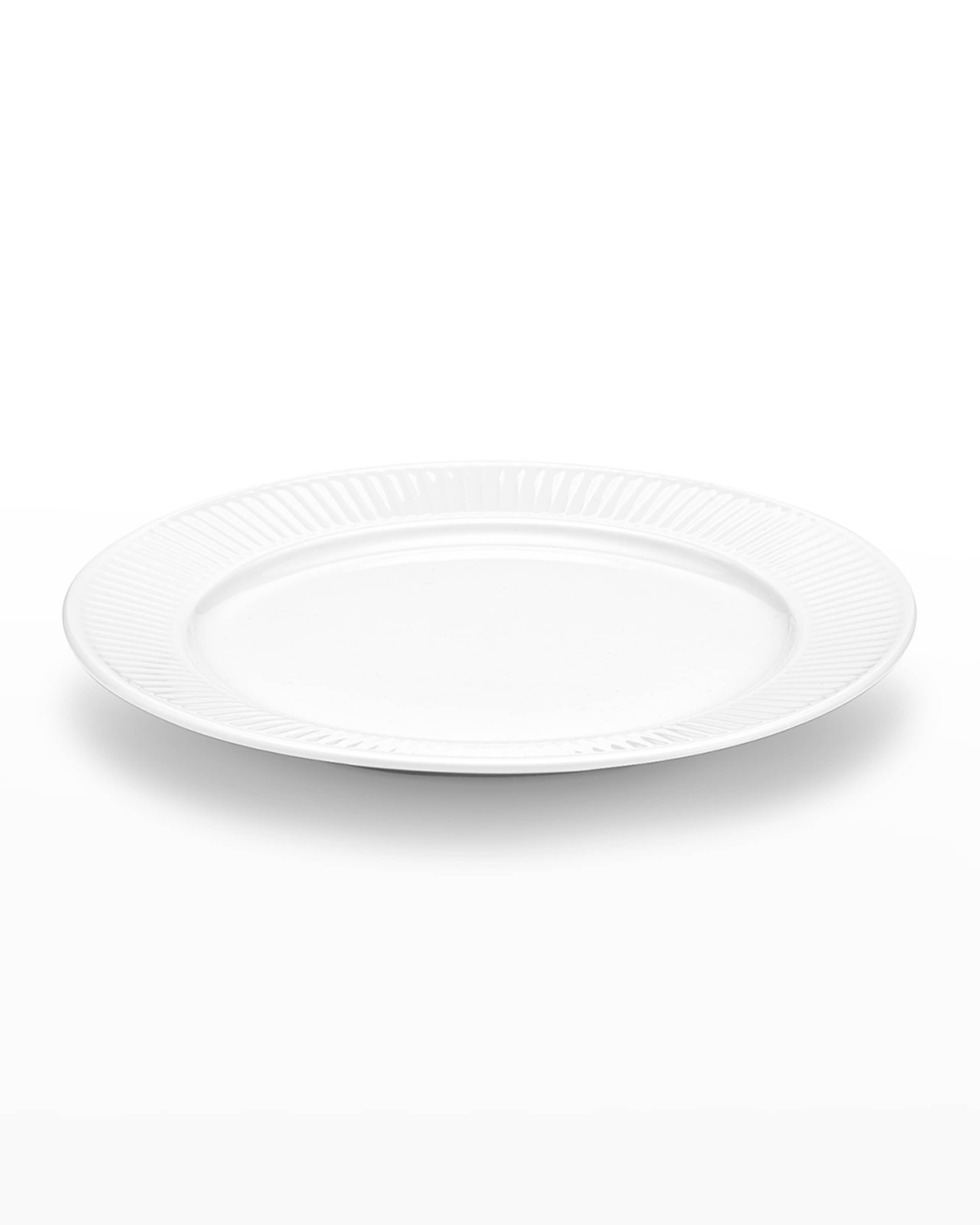 PILLIVUYT Plisse Set Of 4 Dinner Plates - 10"