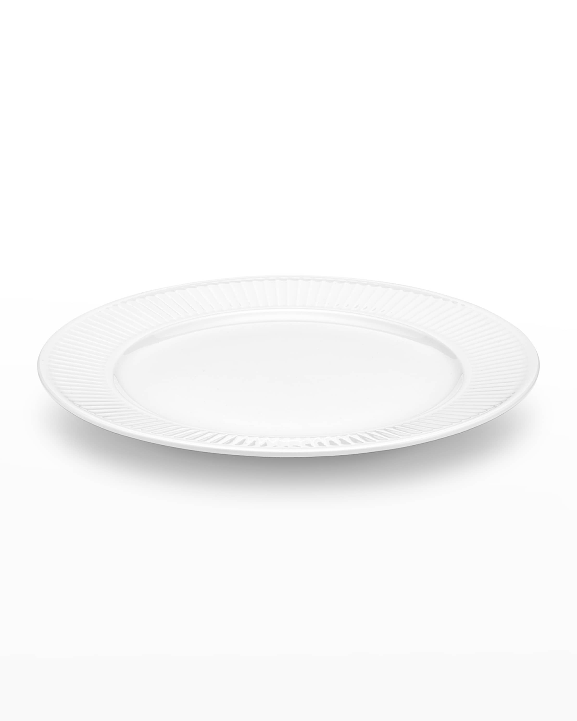 PILLIVUYT Plisse Set Of 4 Dinner Plates - 11"