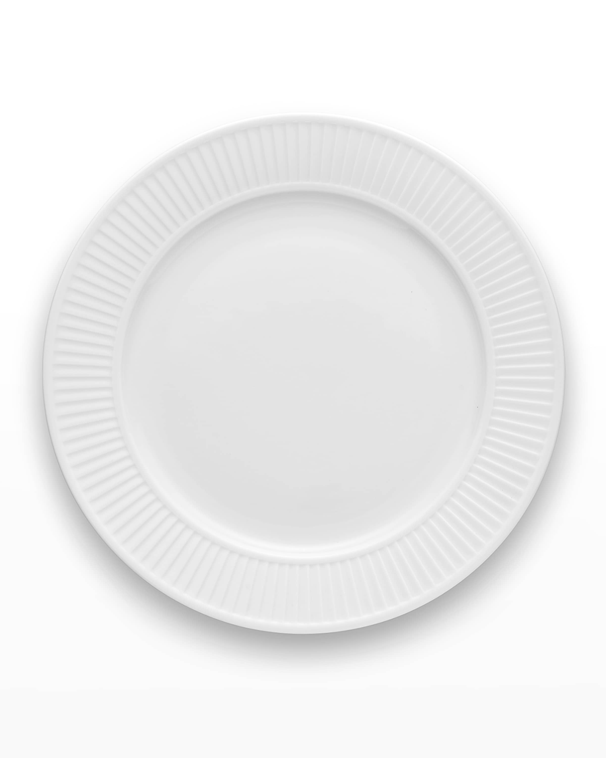 PILLIVUYT Plisse Set Of 2 Dinner Plates - 12.25"