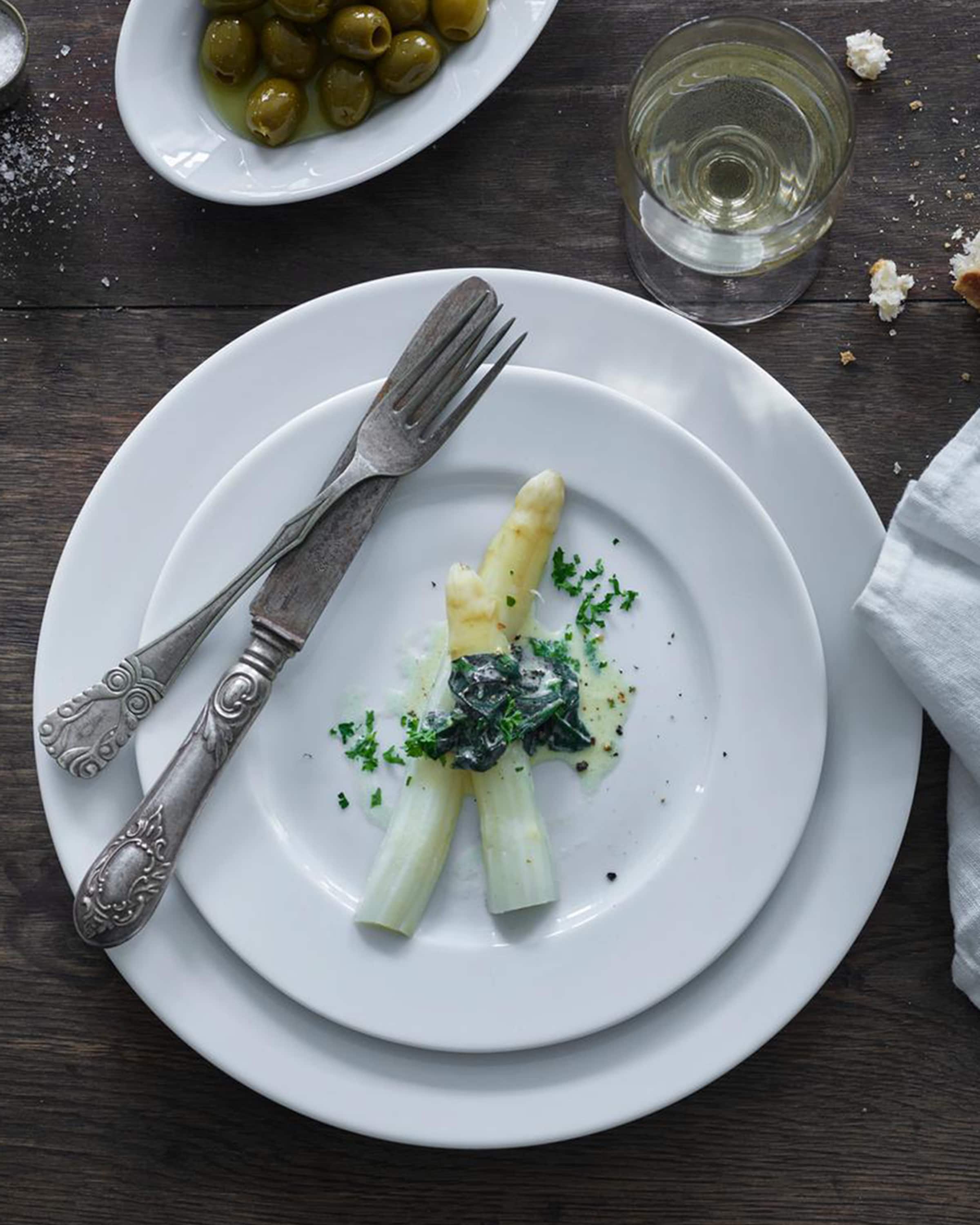 PILLIVUYT Sancerre Set Of 4 Salad Plates - 8.5"