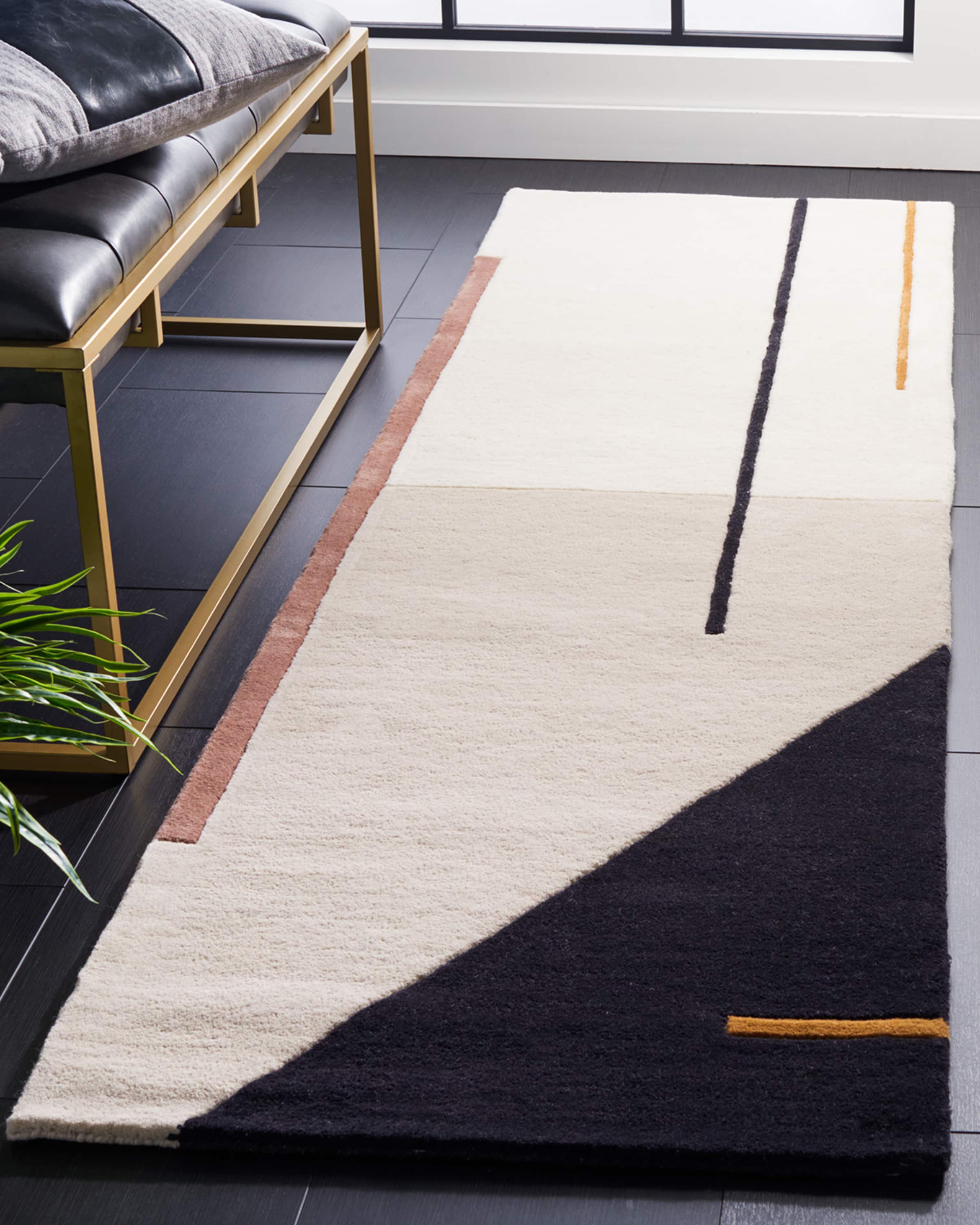 Safavieh Lineal Hand-Tufted Rug, 2' x 10'
