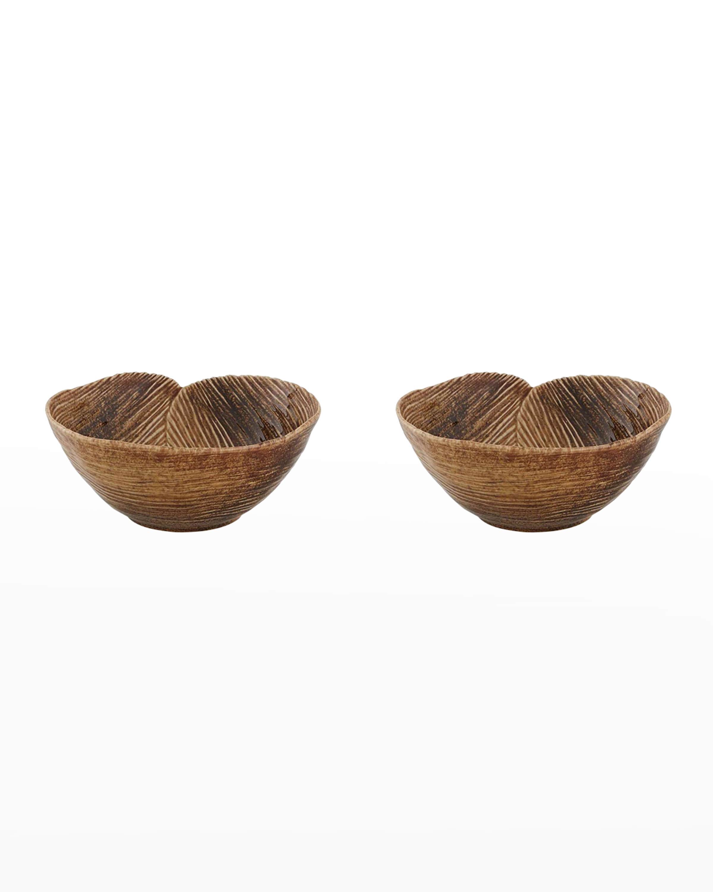 Bordallo Pinheiro 9" Bananas From Madeira Salad Bowl, Set of 2