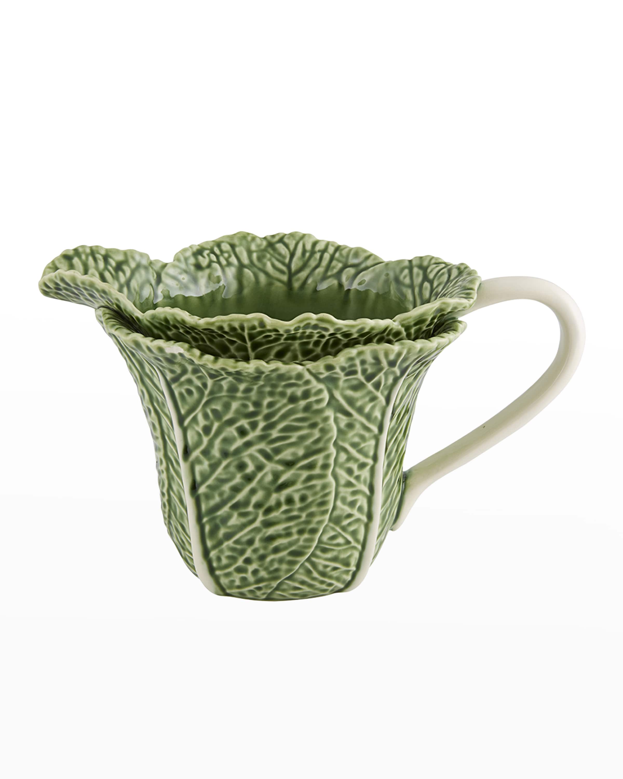 Bordallo Pinheiro Cabbage 50 oz. Pitcher, Green