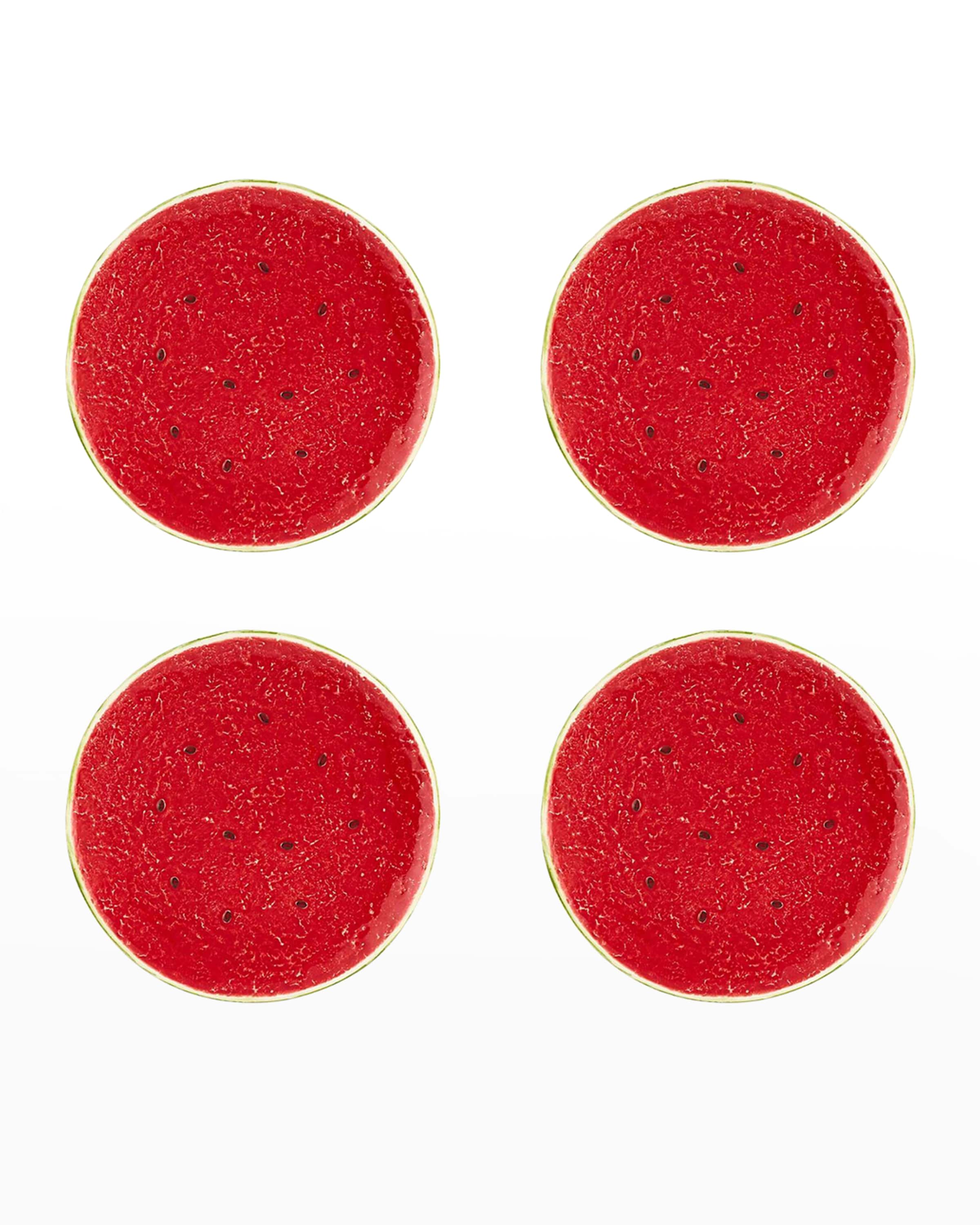 Bordallo Pinheiro Watermelon Dinner Plate, Set of 4