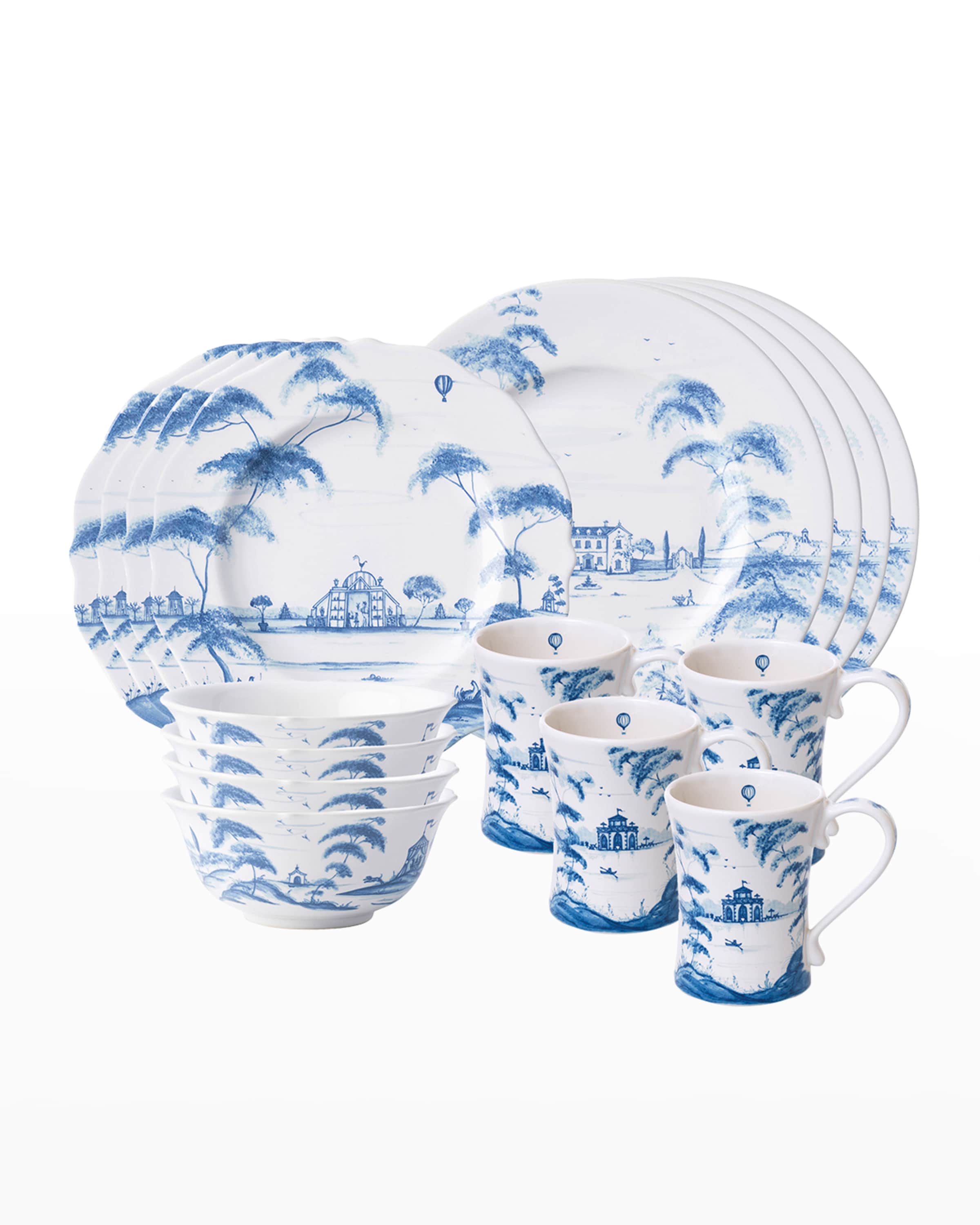 Juliska Country Estate 16pc Place Setting - Delft Blue
