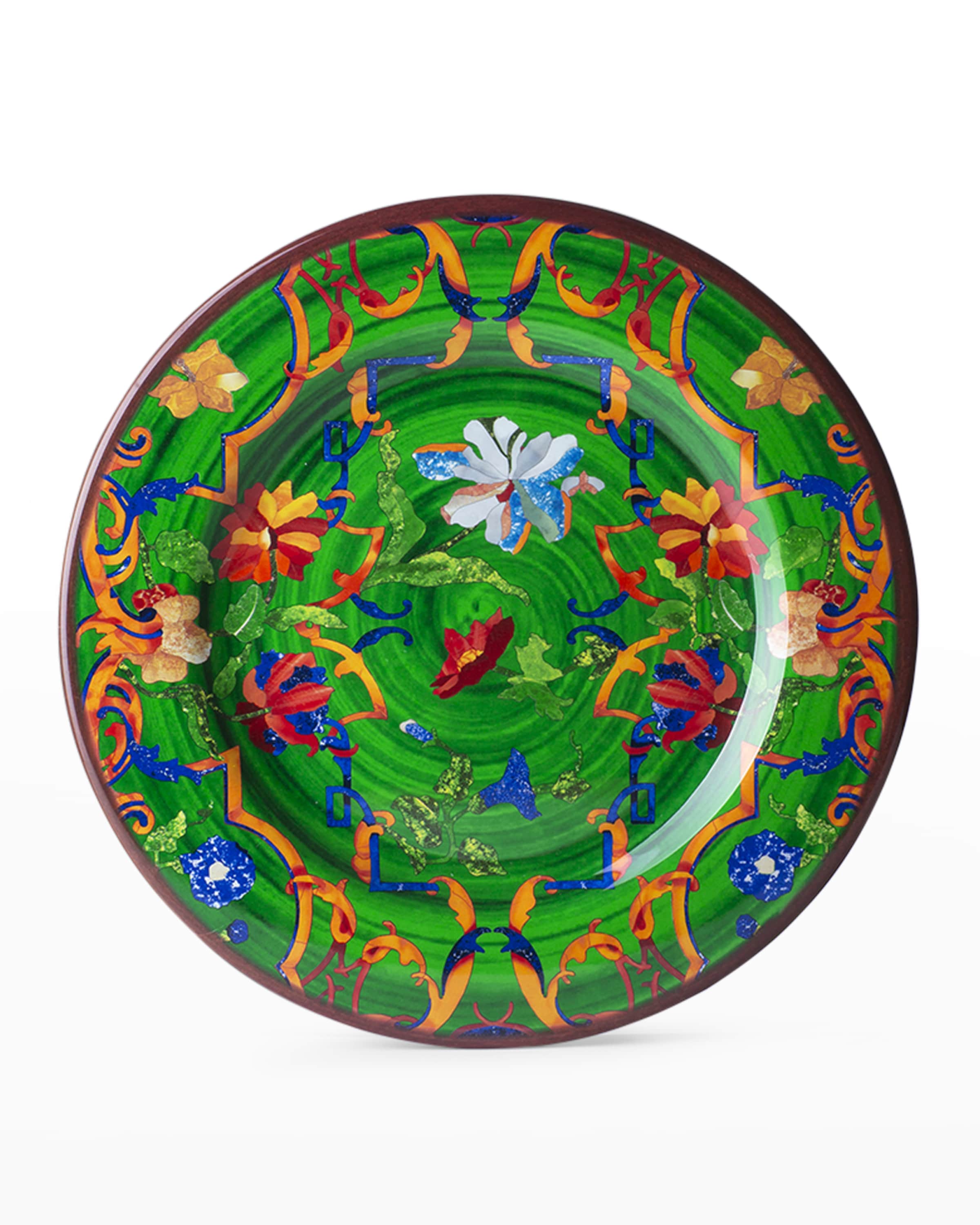 Mario Luca Giusti Pancale Green Dinner Plate