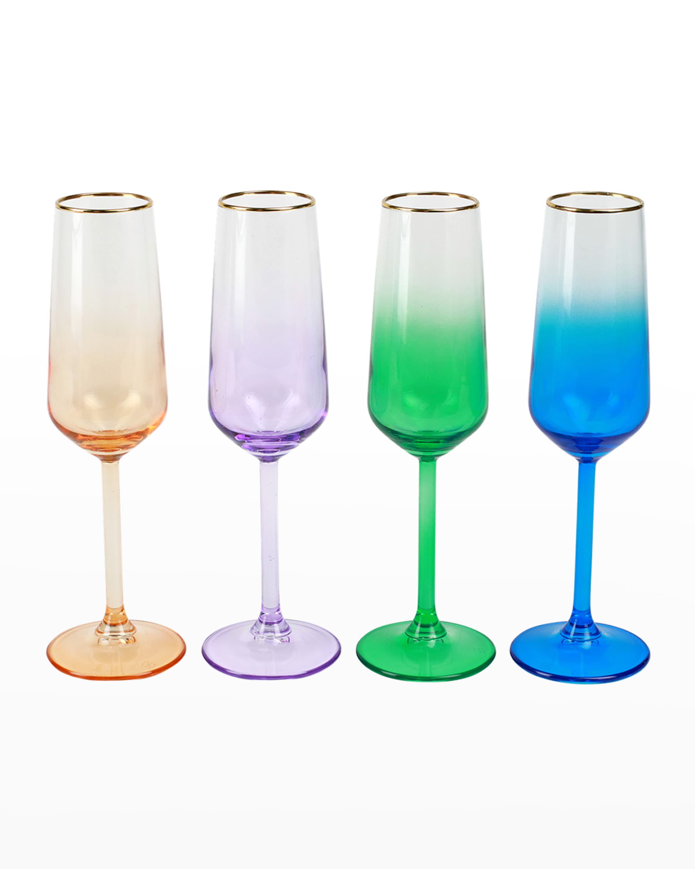 Vietri Rainbow Assorted Drinking Glasses Collection & Matching Items