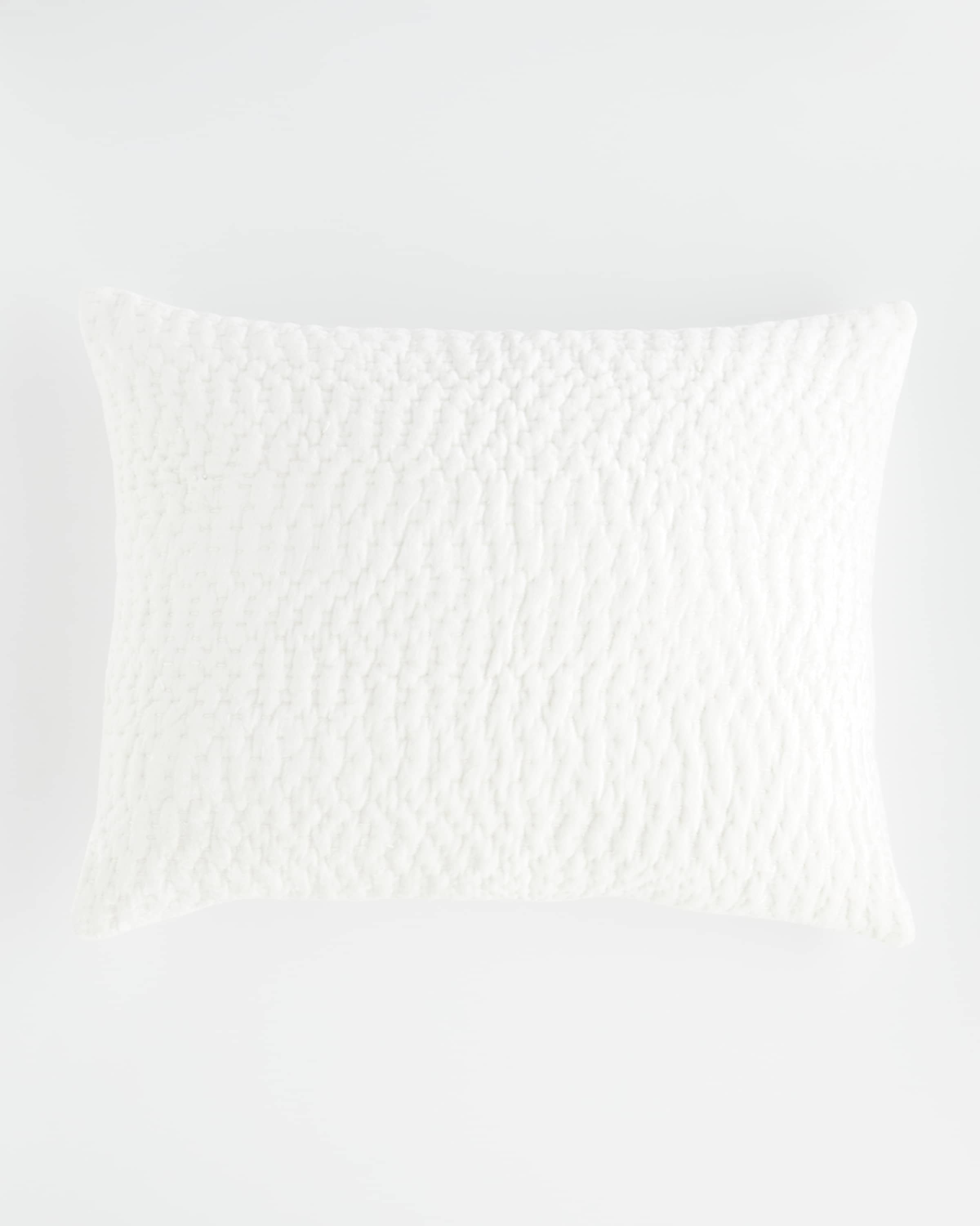 Callisto Home Pickstitch Velvet Decorative Pillow