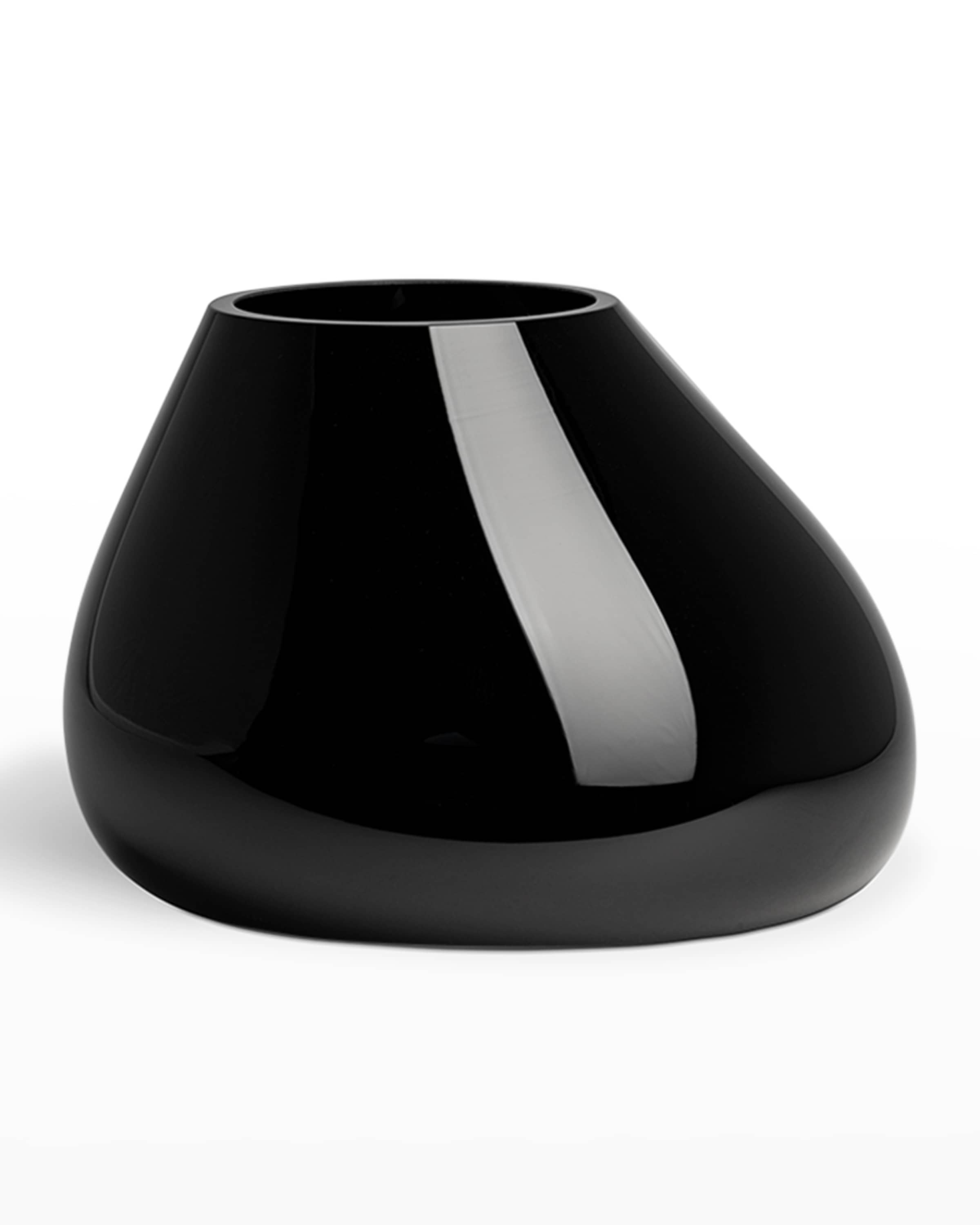 Orrefors Ebon Black Medium Vase