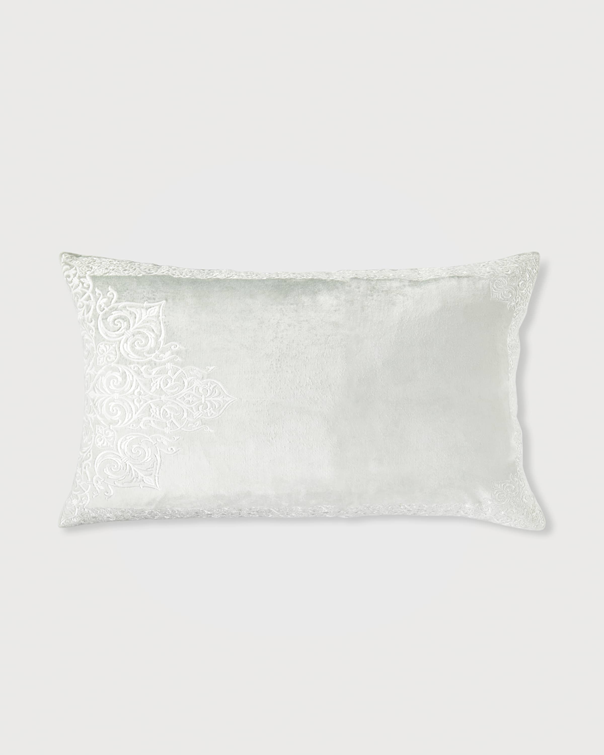 Callisto Home Marero Velvet Scroll King Sham, 20x36"