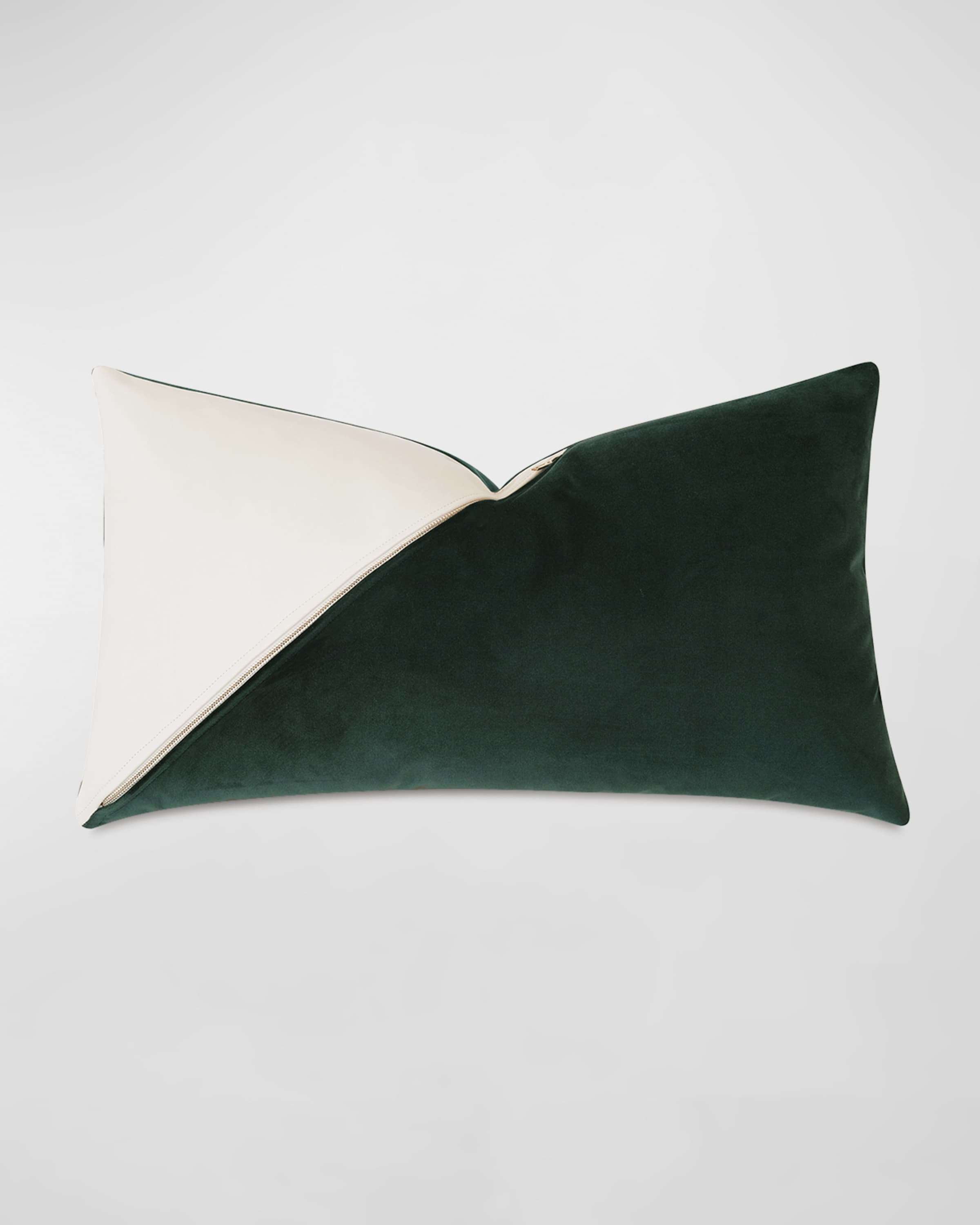 Eastern Accents Izaro Zipper Detail Decorative Pillow Left - 15" x 26"