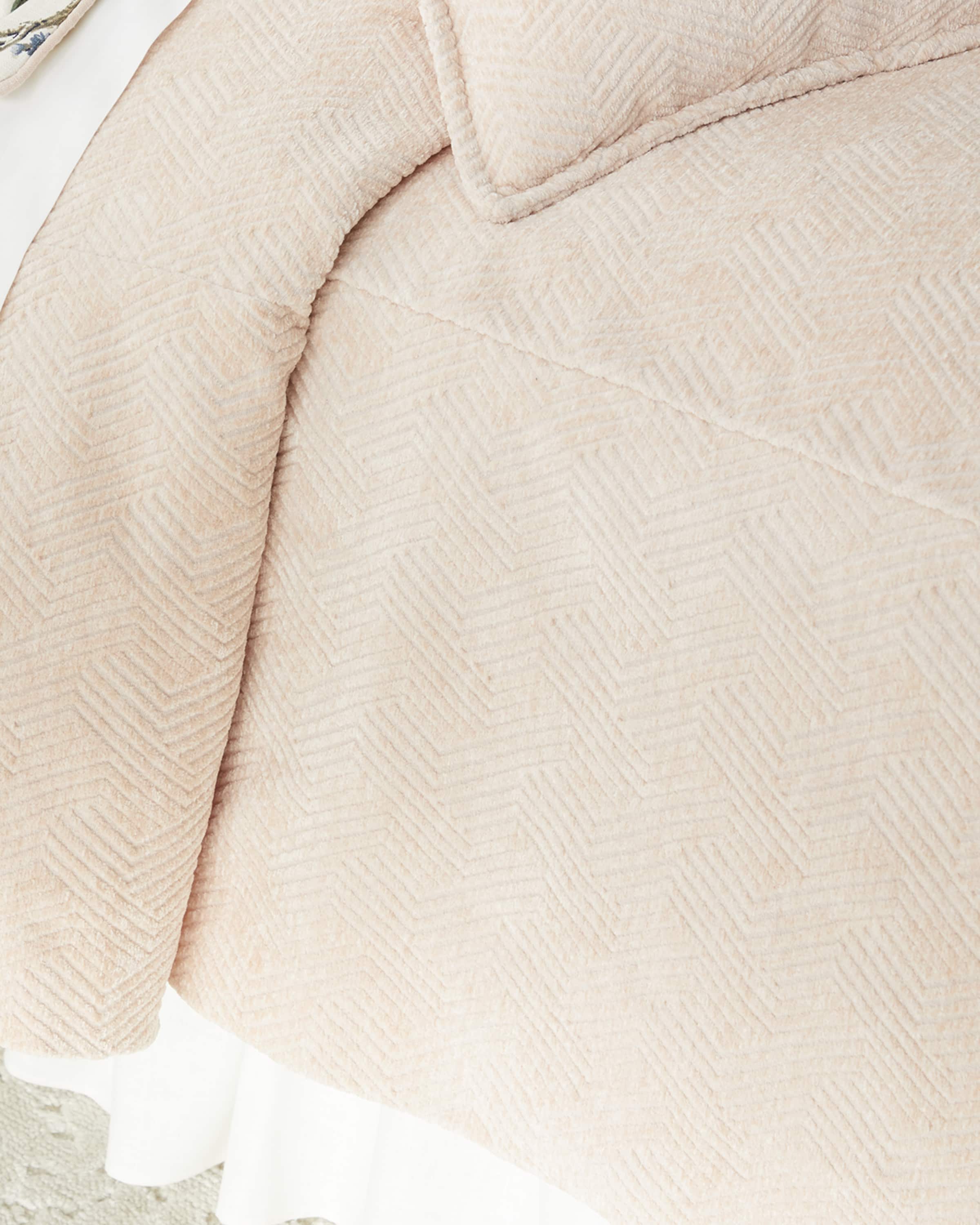 Sherry Kline Home Joybird Quilted Velvet Coverlet, KING
