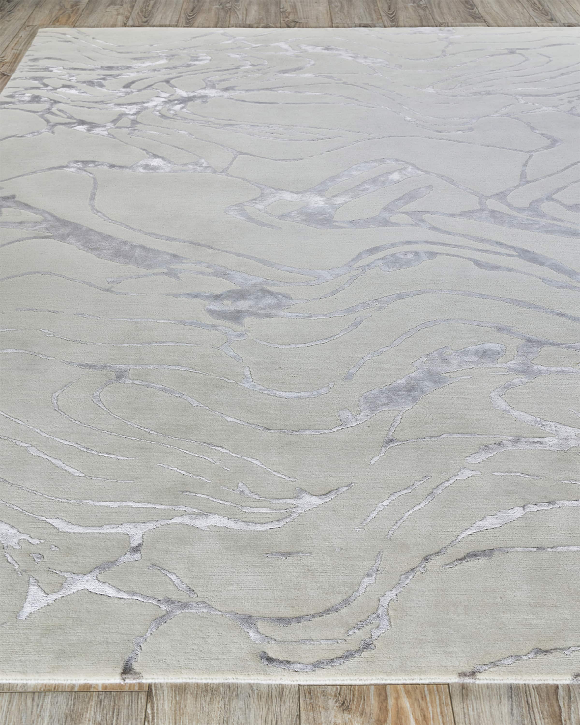 Exquisite Rugs Eero Hand-Knotted Rug, 10' x 14'