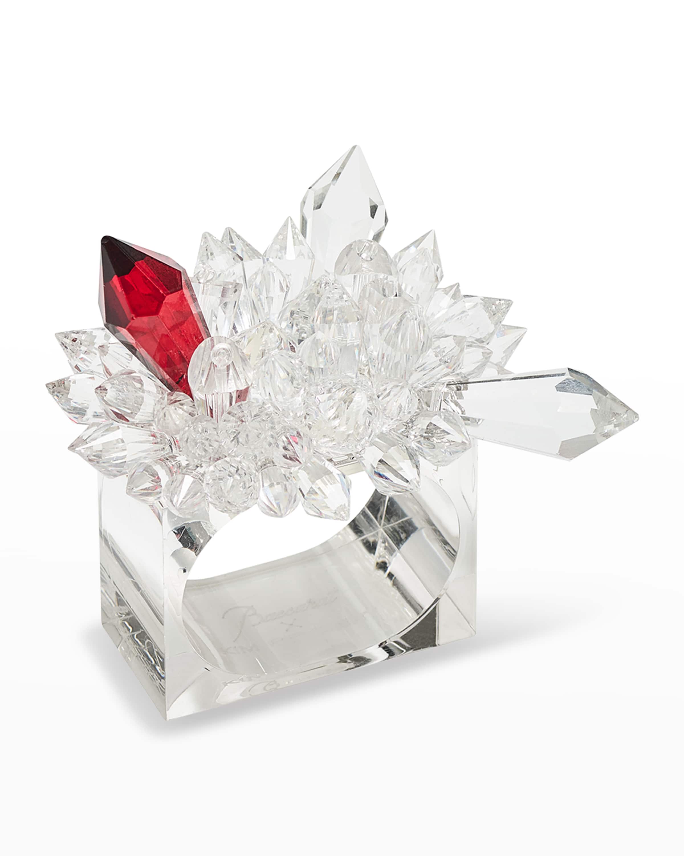 Baccarat x Kim Seybert Zenith Napkin Rings, Set of 4