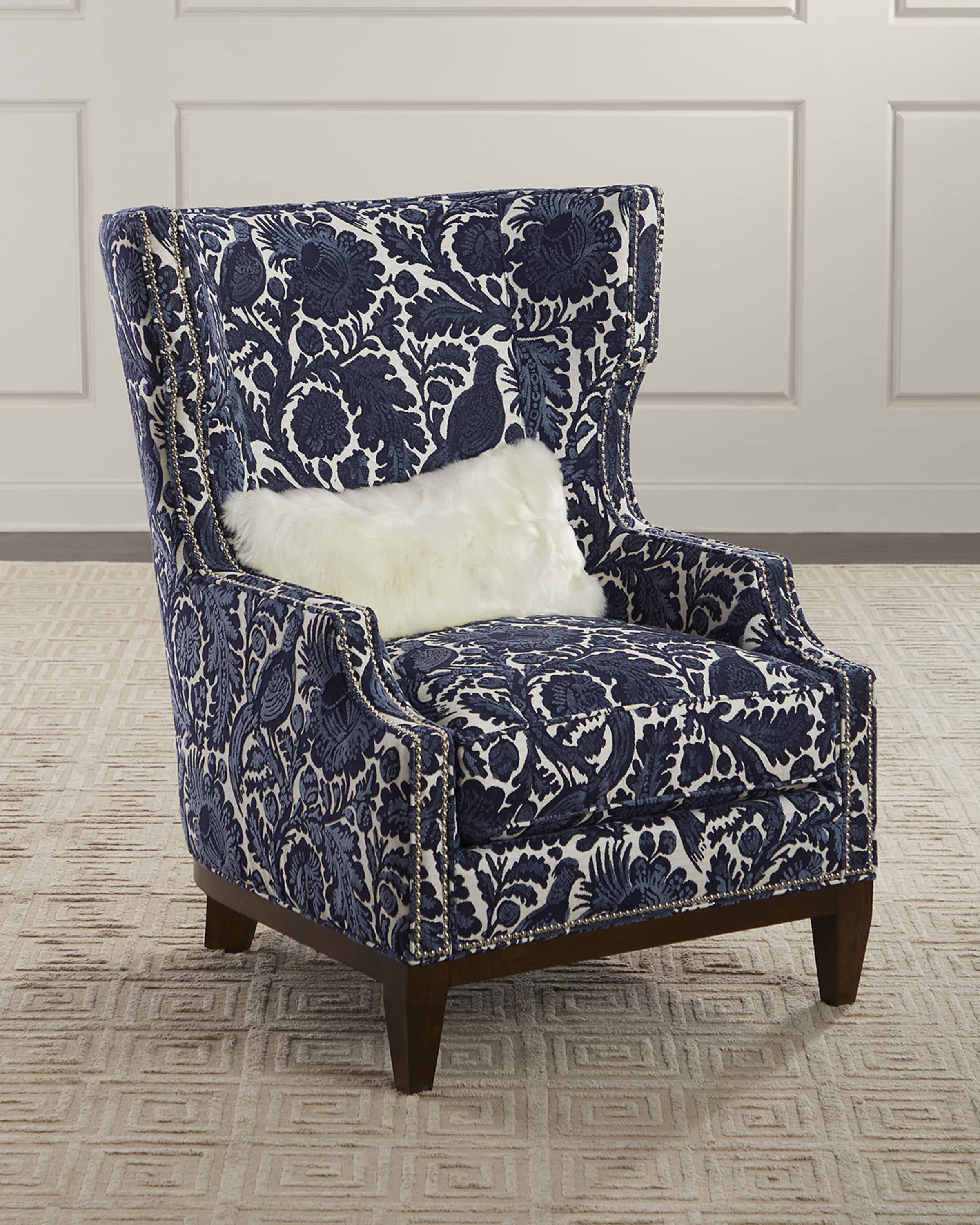 Massoud Harrington Wing Chair
