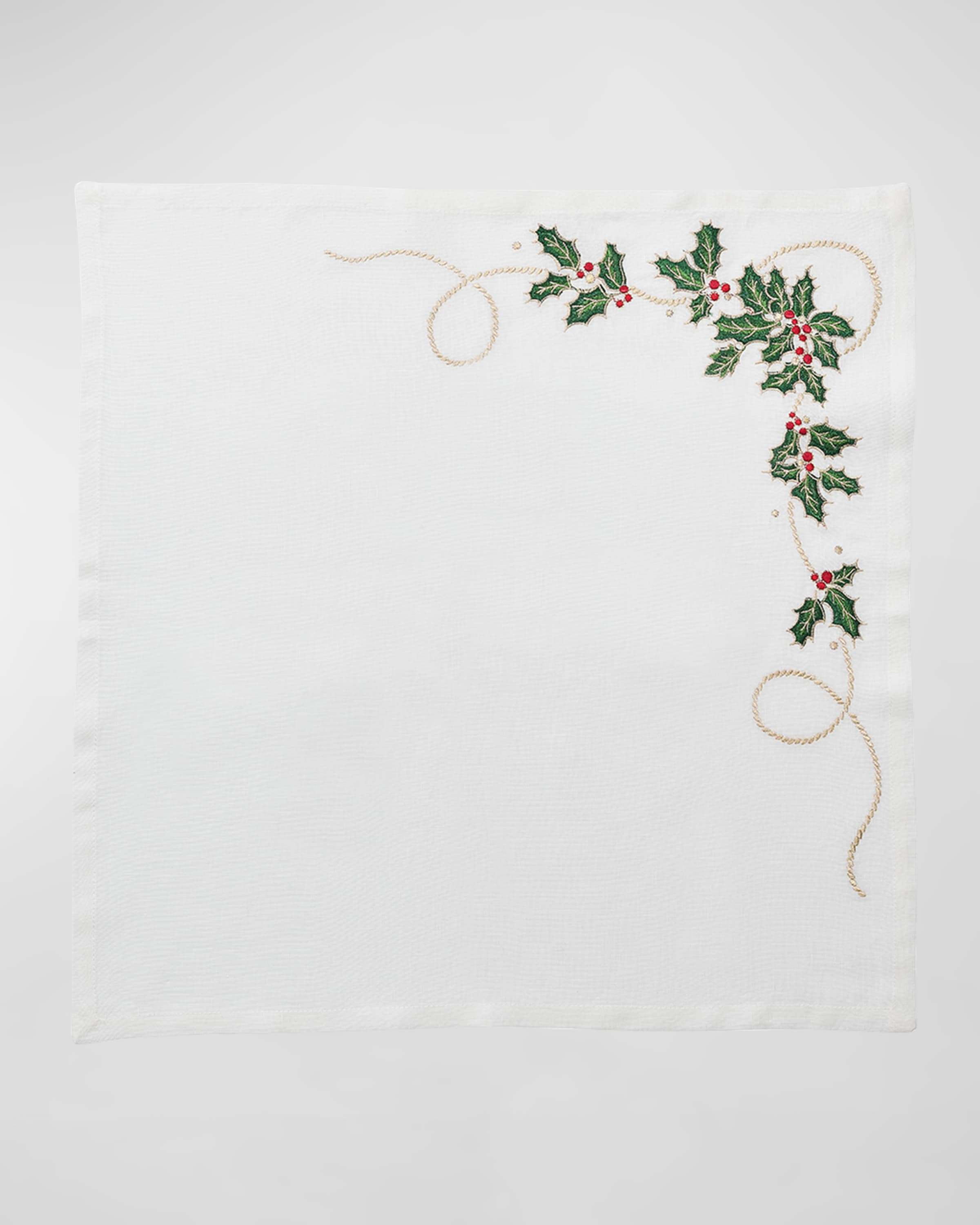 Kim Seybert Christmas Cheer Table Linens Collection & Matching Items