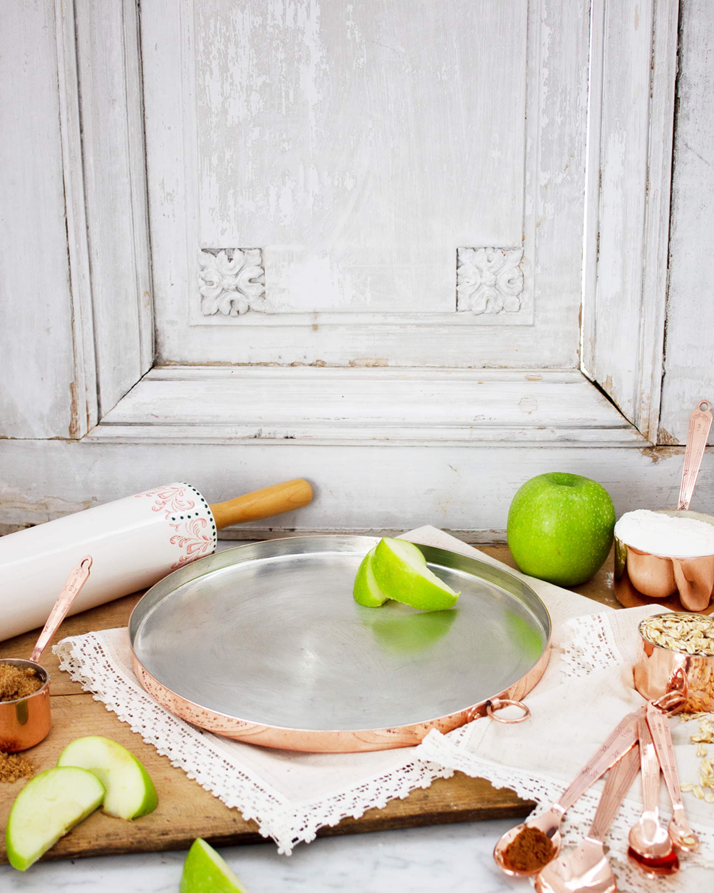 Coppermill Kitchen Vintaged Copper Baking Tray, 12"