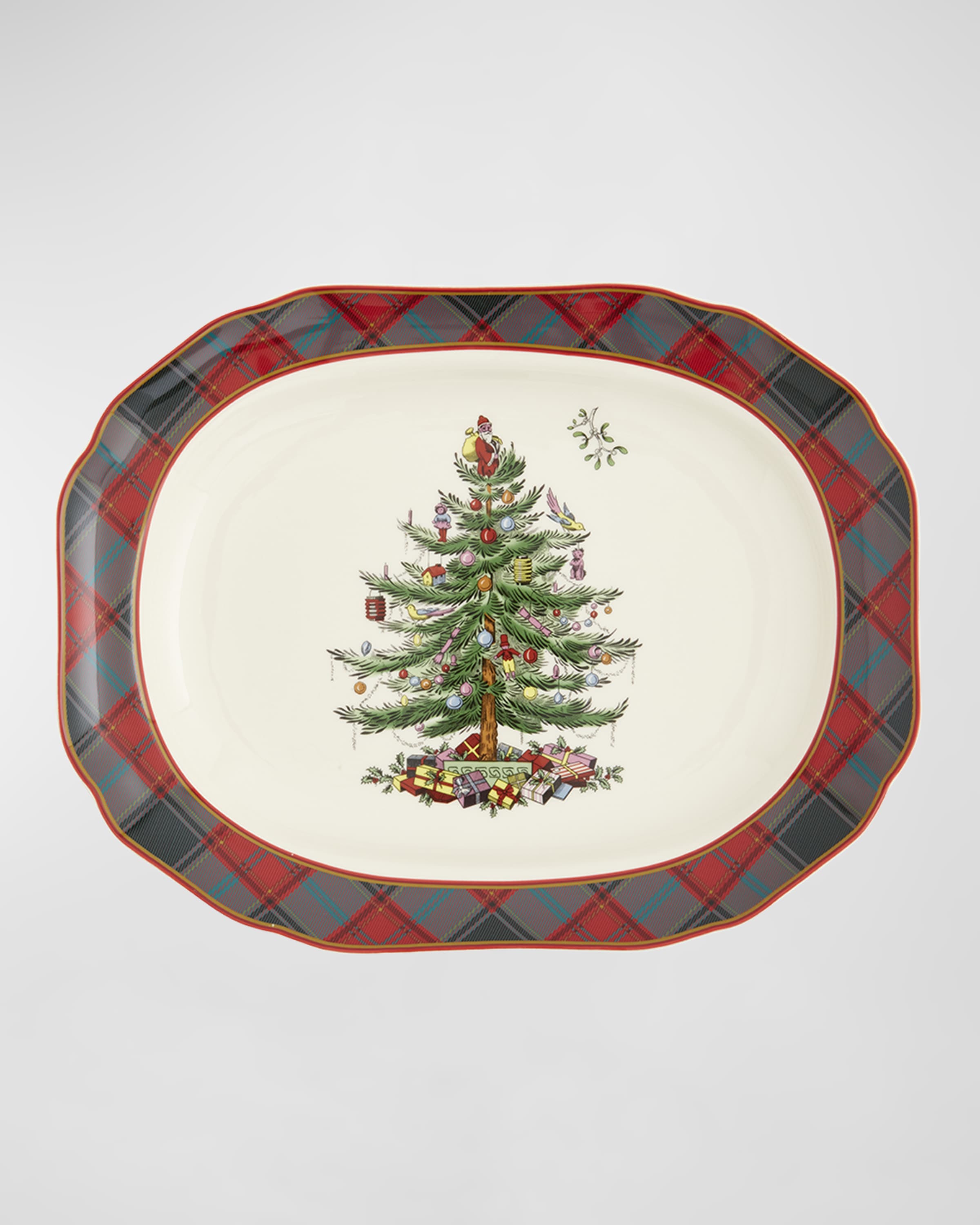 Spode Christmas Tree Tartan Dinnerware Collection & Matching Items