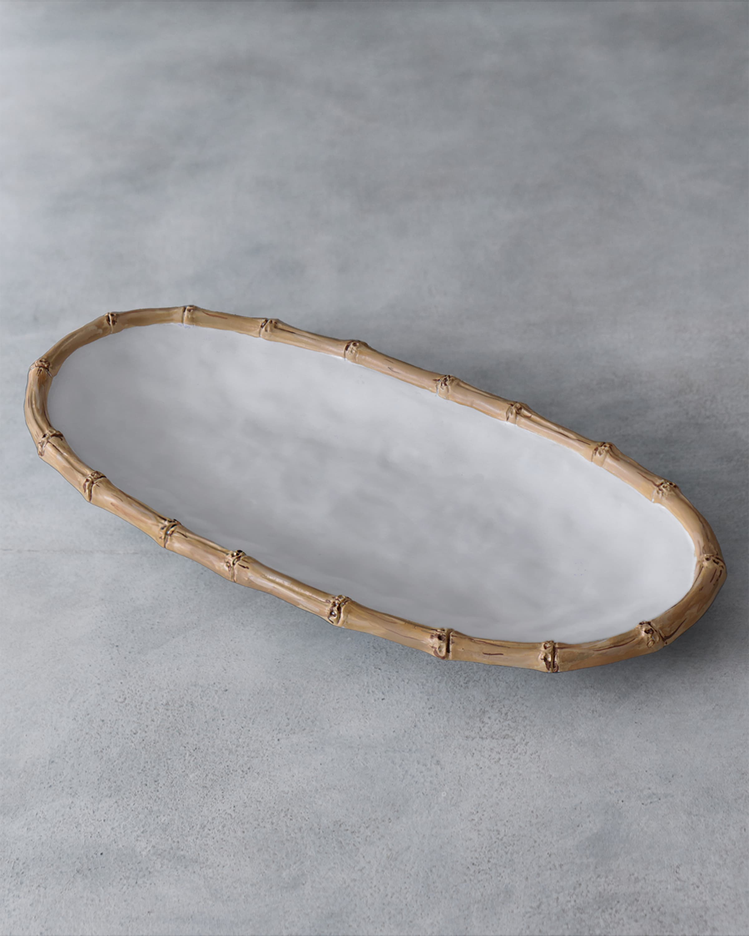 Beatriz Ball Vida Bamboo Indoor/Outdoor Oval Platter