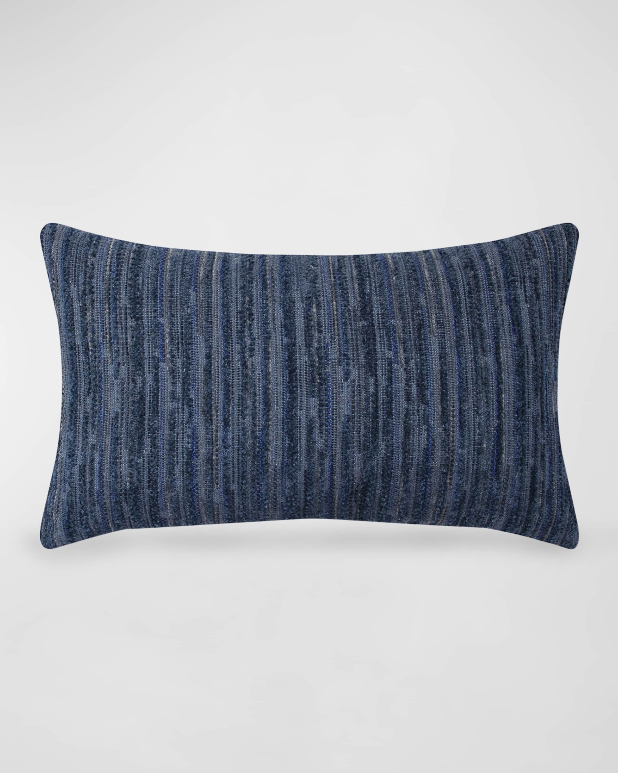 Elaine Smith Luxe Stripe Outdoor Lumbar Pillow 