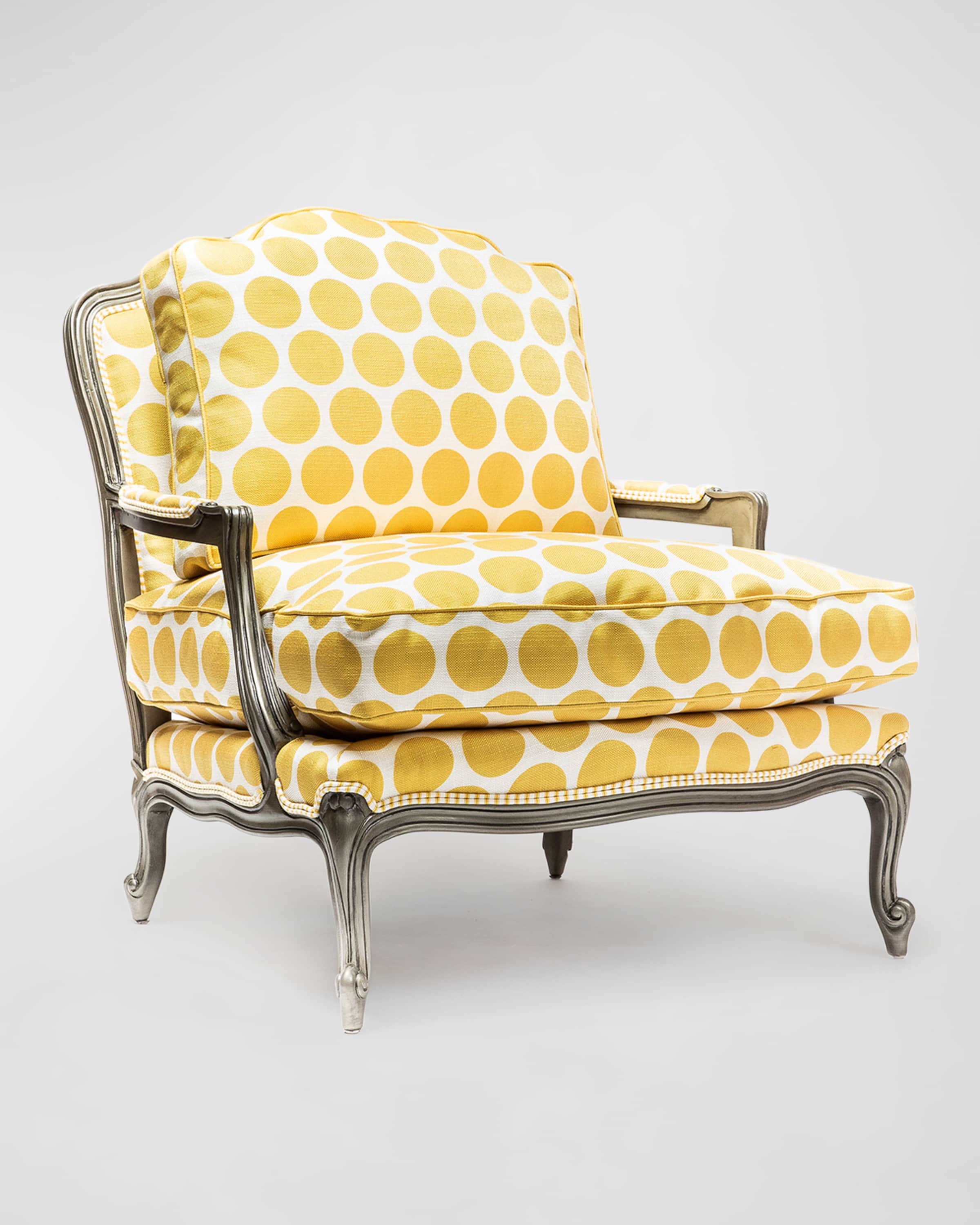 MacKenzieChilds Spot On Ottoman and Chair & Matching Items Horchow