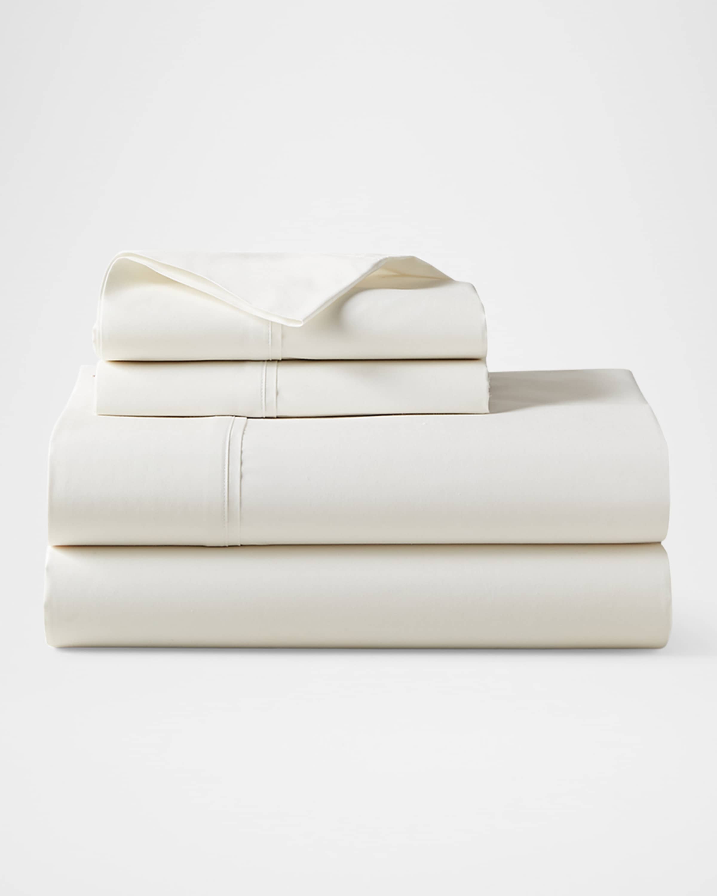 Ralph Lauren Home Organic 464 Percale  Fitted Sheet , QUEEN