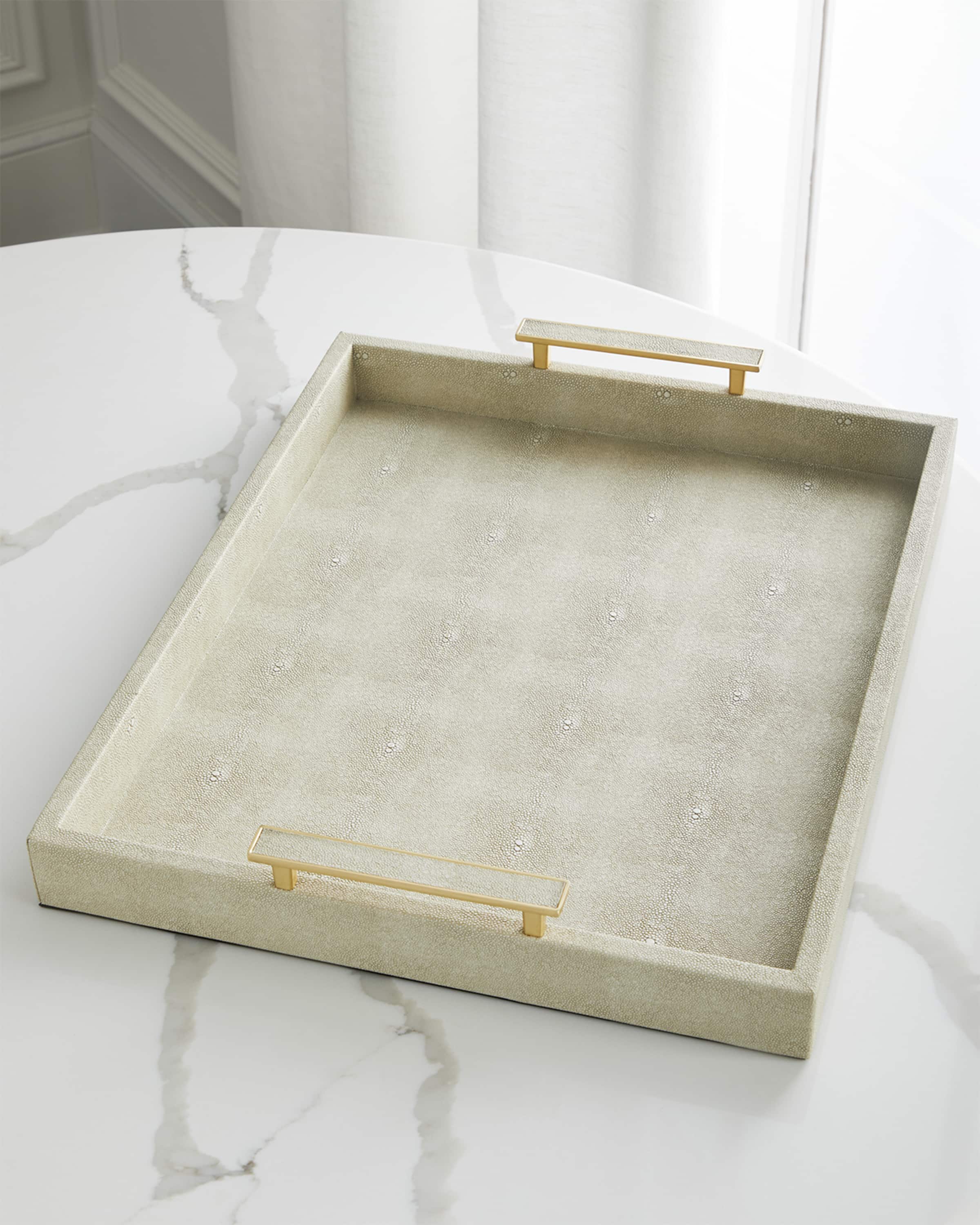 Jamie Young Faux Shagreen Tray Collection & Matching Items Horchow
