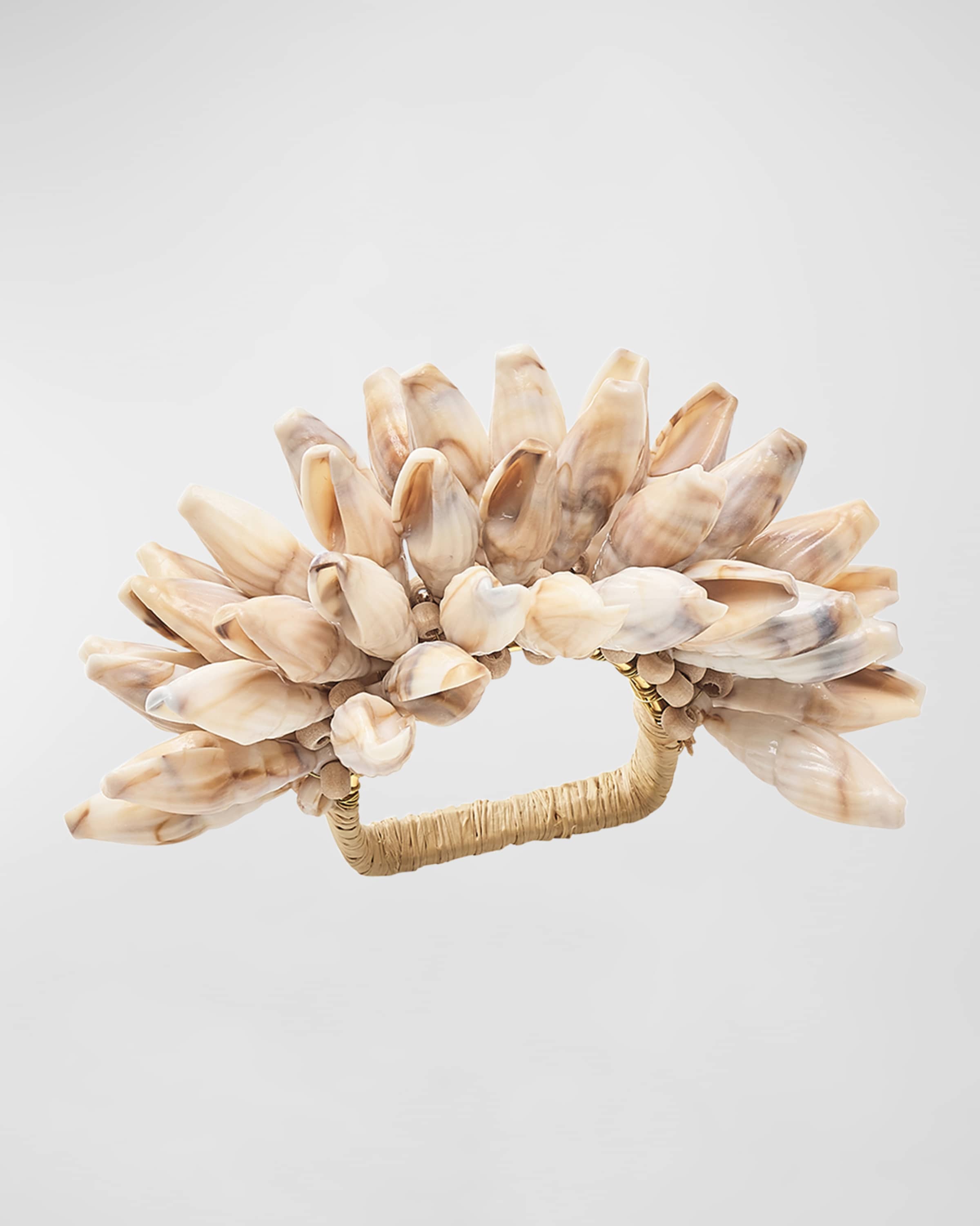 Kim Seybert Shell Fringe Napkin Ring