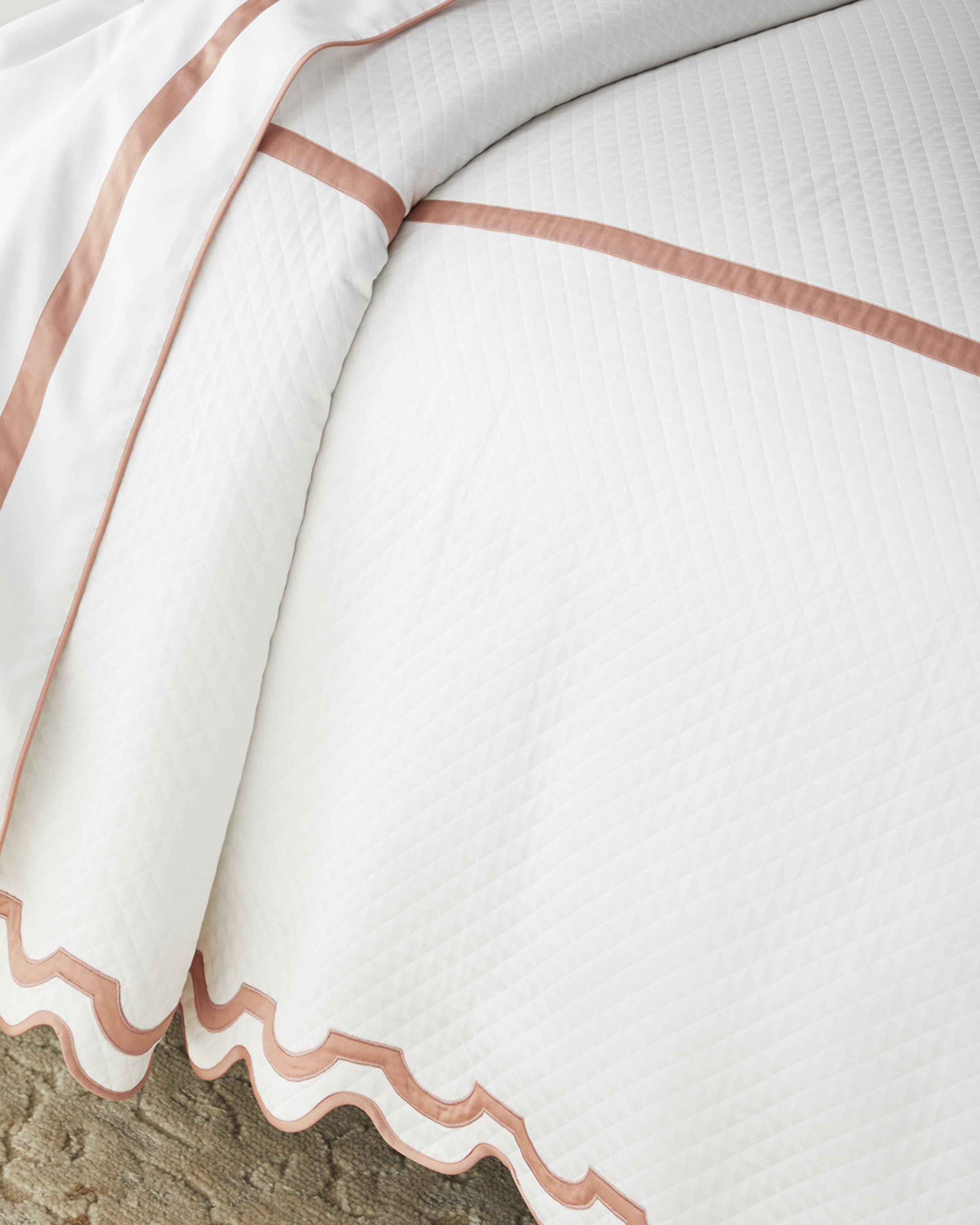 Matouk Mirasol Matelasse Coverlet, FULL-QUEEN