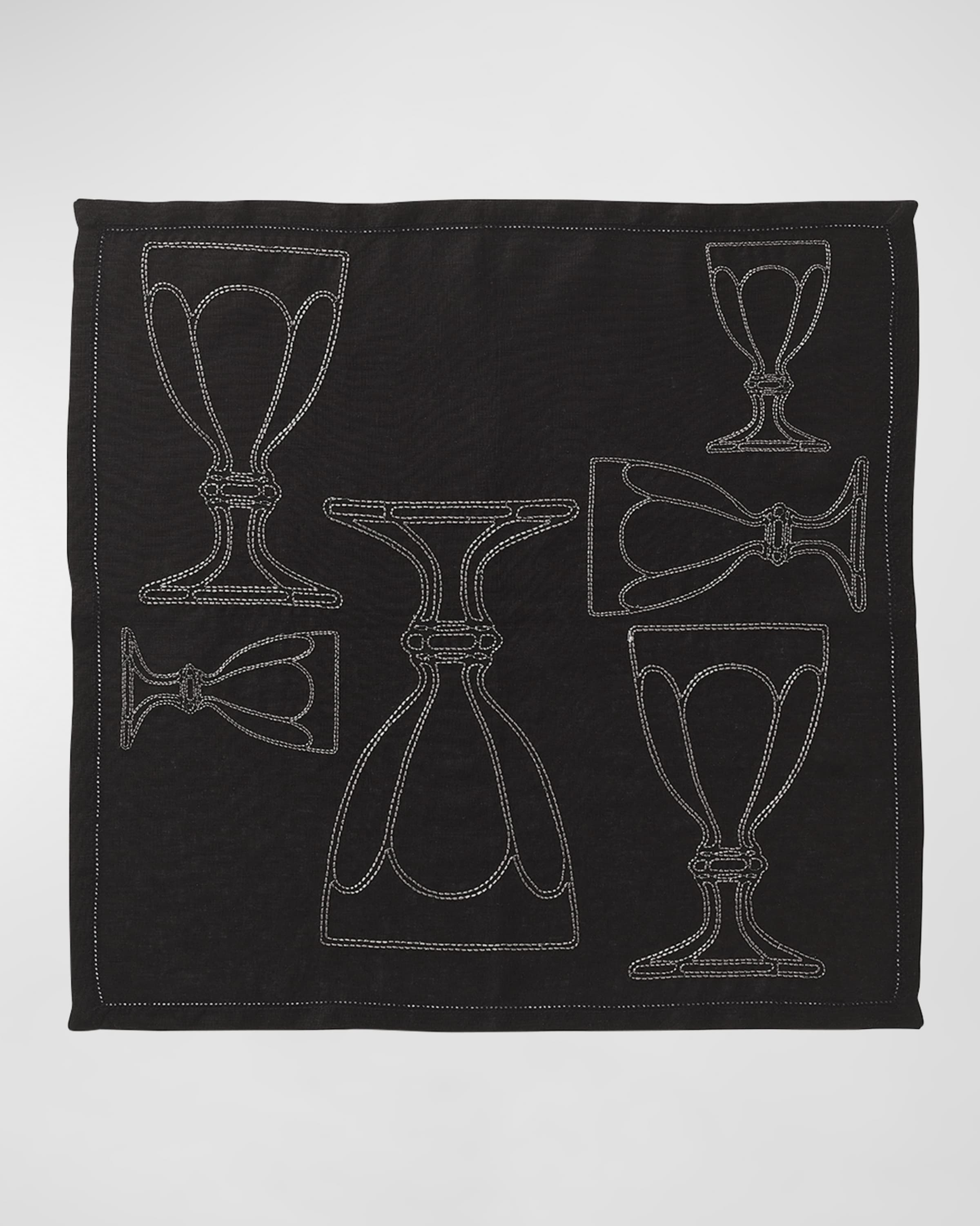Shop Baccarat x Kim Seybert Zénith Four-Piece Napkin Ring Set | Saks