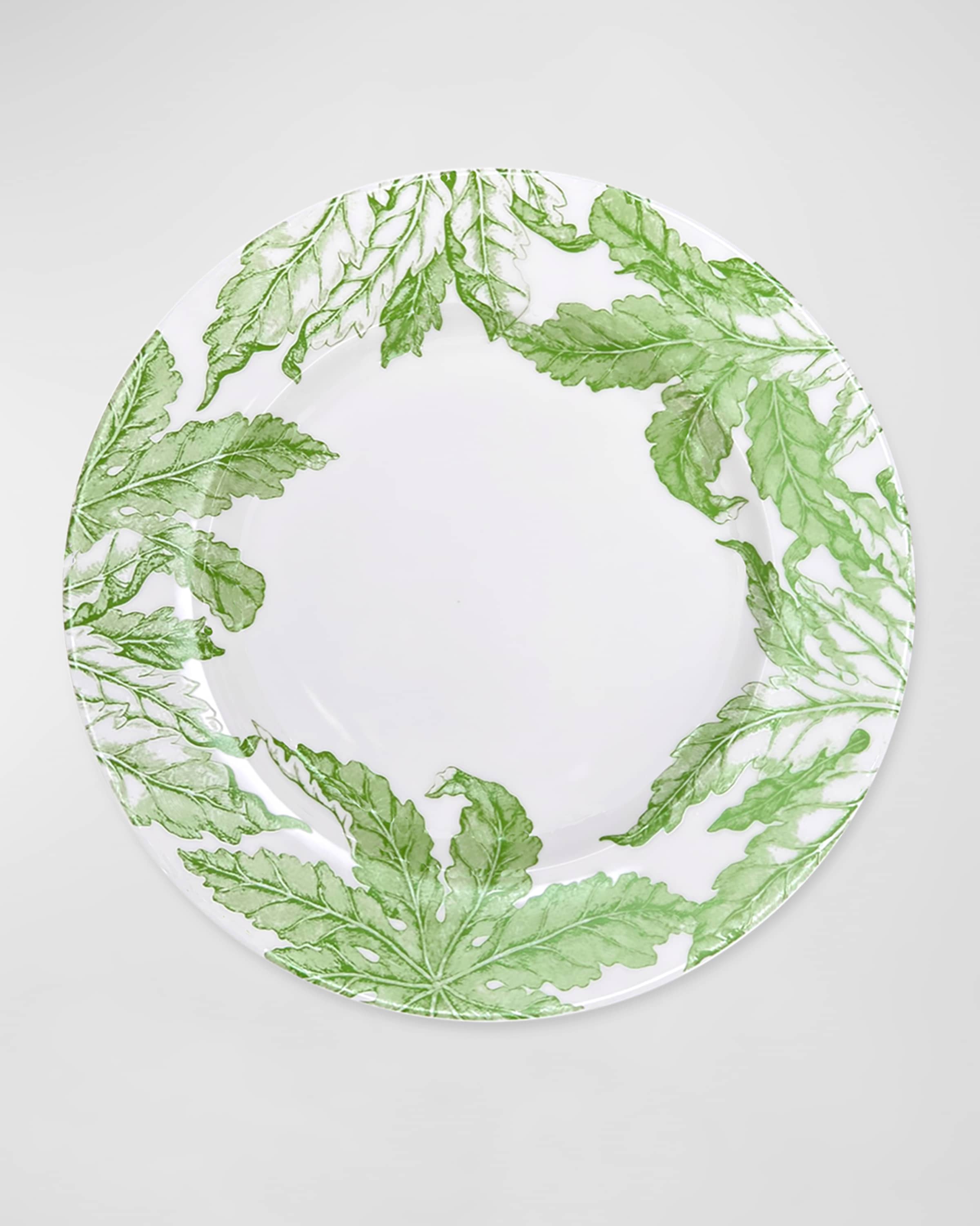 Caskata Freya Rimmed Salad Plates - Set of 4