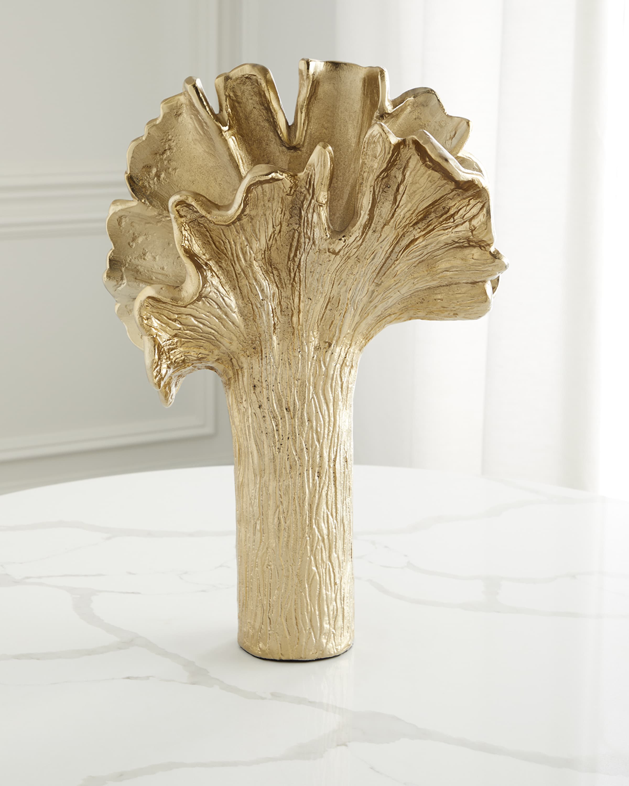 JohnRichard Collection Ginkgo Leaf Vases & Matching Items Horchow