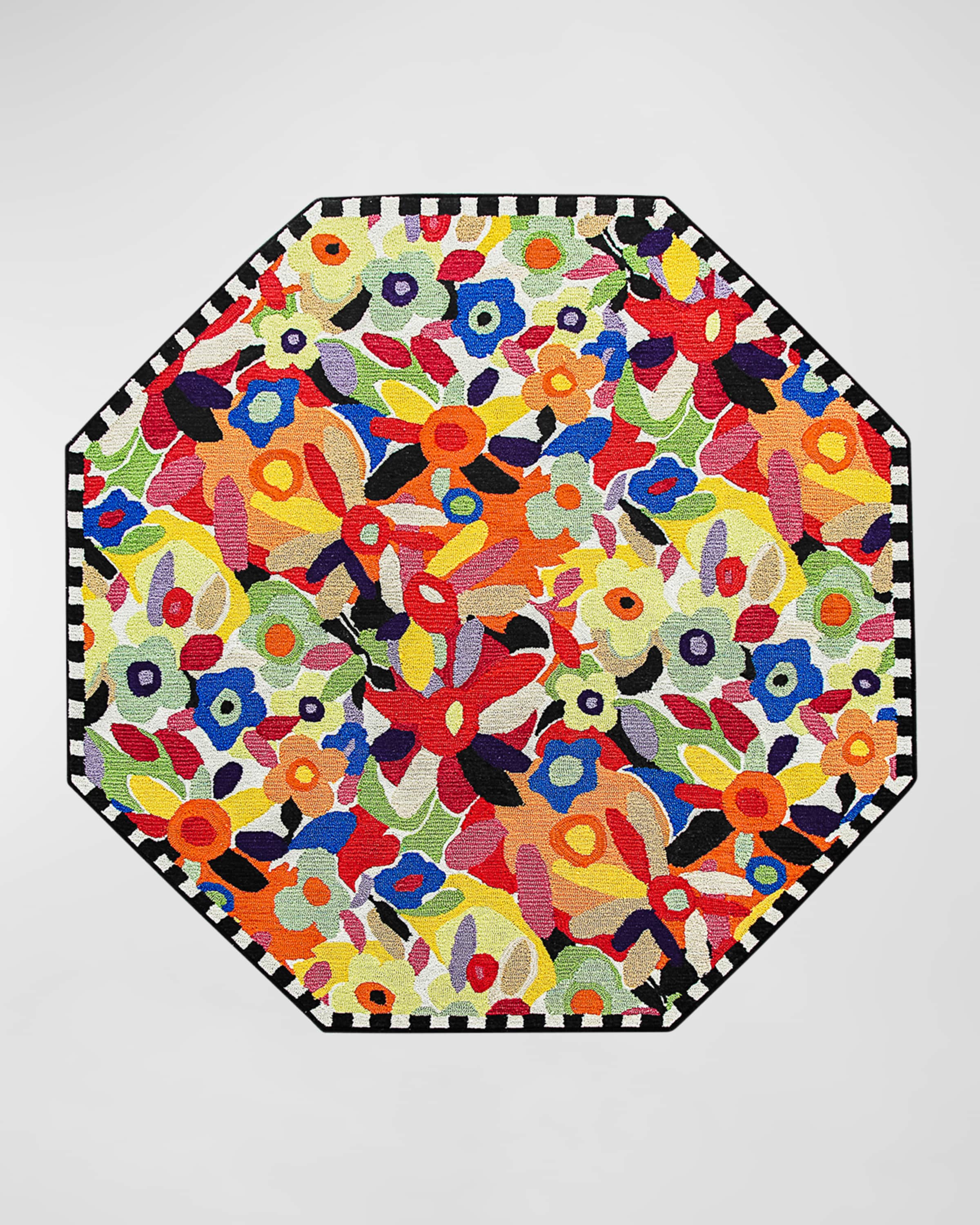 MacKenzieChilds Avant Garden Outdoor Rugs & Matching Items Horchow