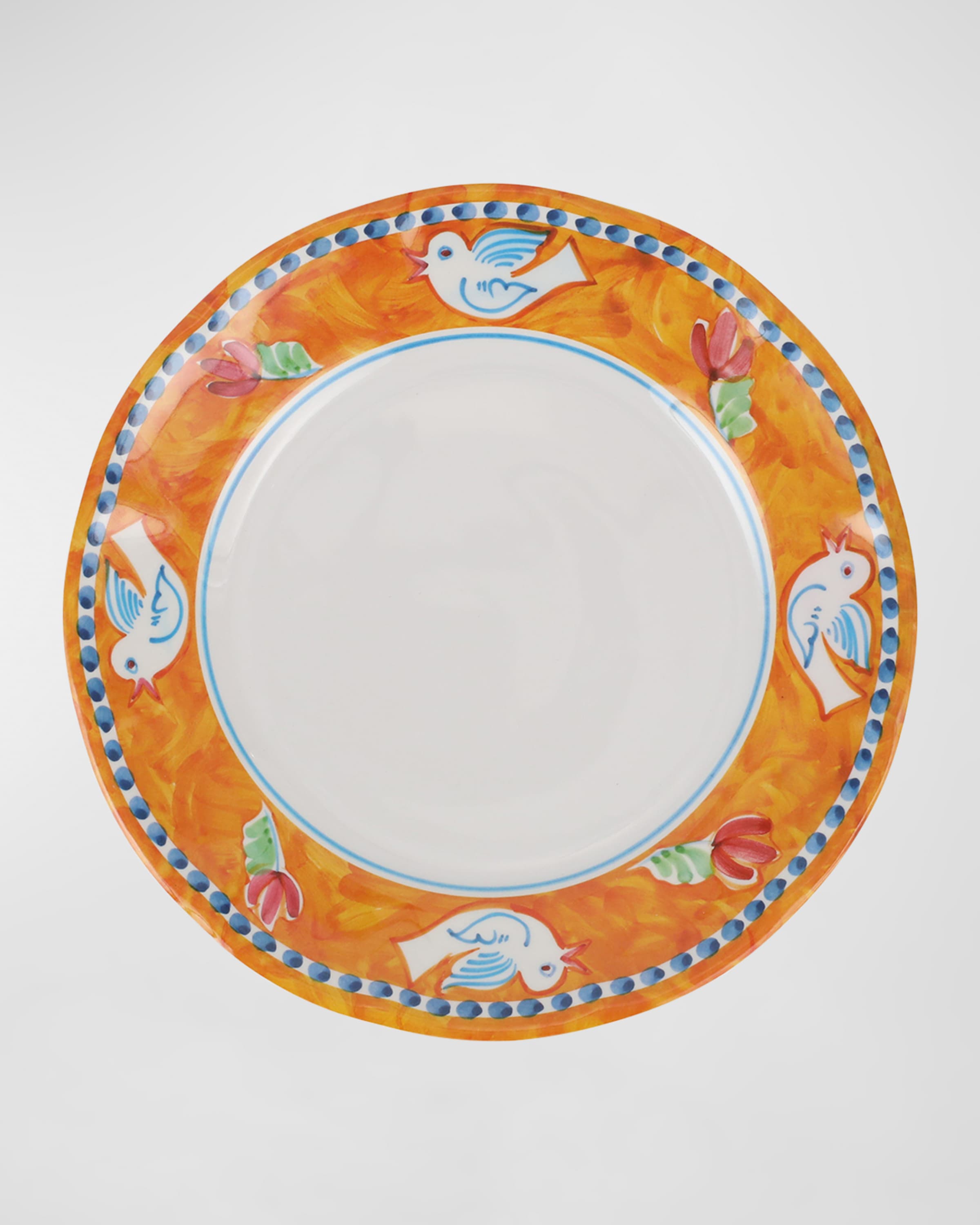 Vietri  Melamine Campagna Uccello Dinner Plate